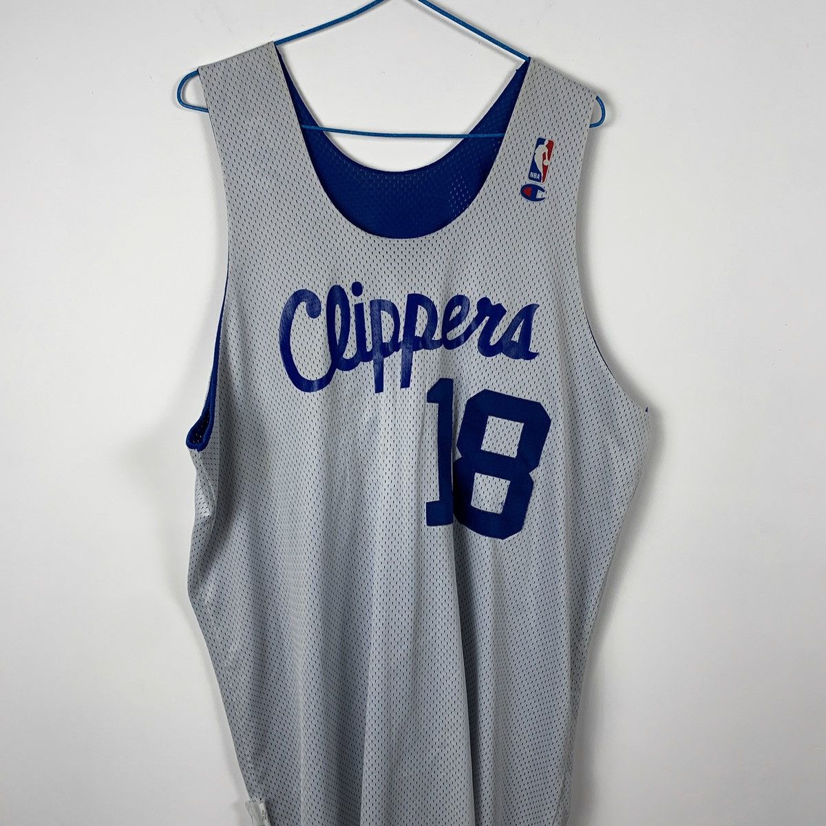 Champion × NBA × Vintage Vintage Champion Clippers 18 Reversible Jersey Size US XXL / EU 58 / 5 - 7 Thumbnail