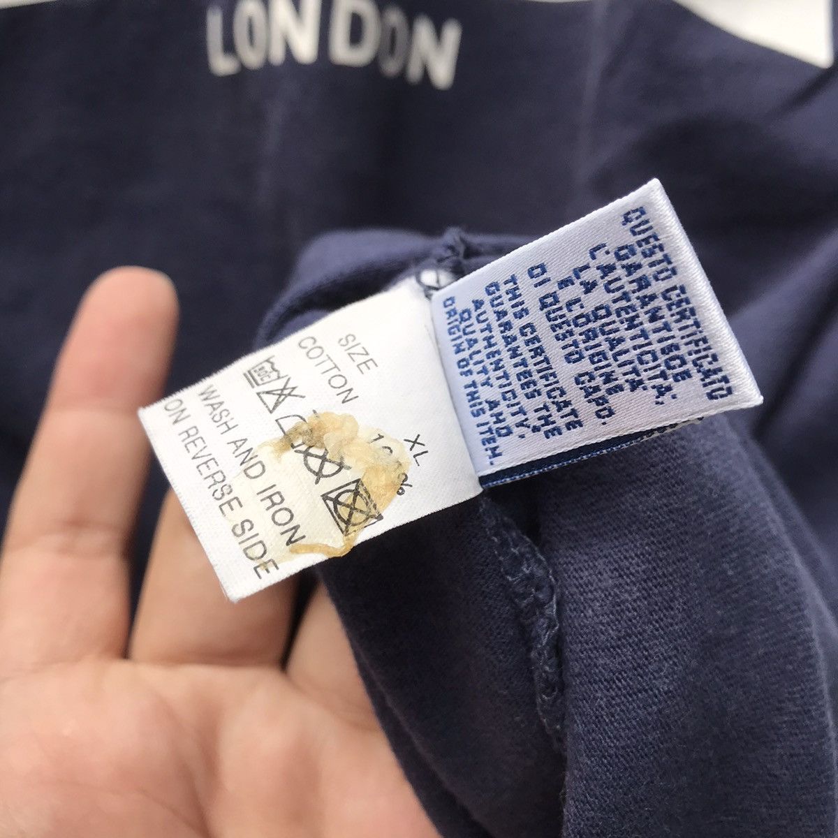Lonsdale × Other UK × Vintage Lonsdale london Ringer tee tshirt colour navy blue size L Size US M / EU 48-50 / 2 - 10 Thumbnail