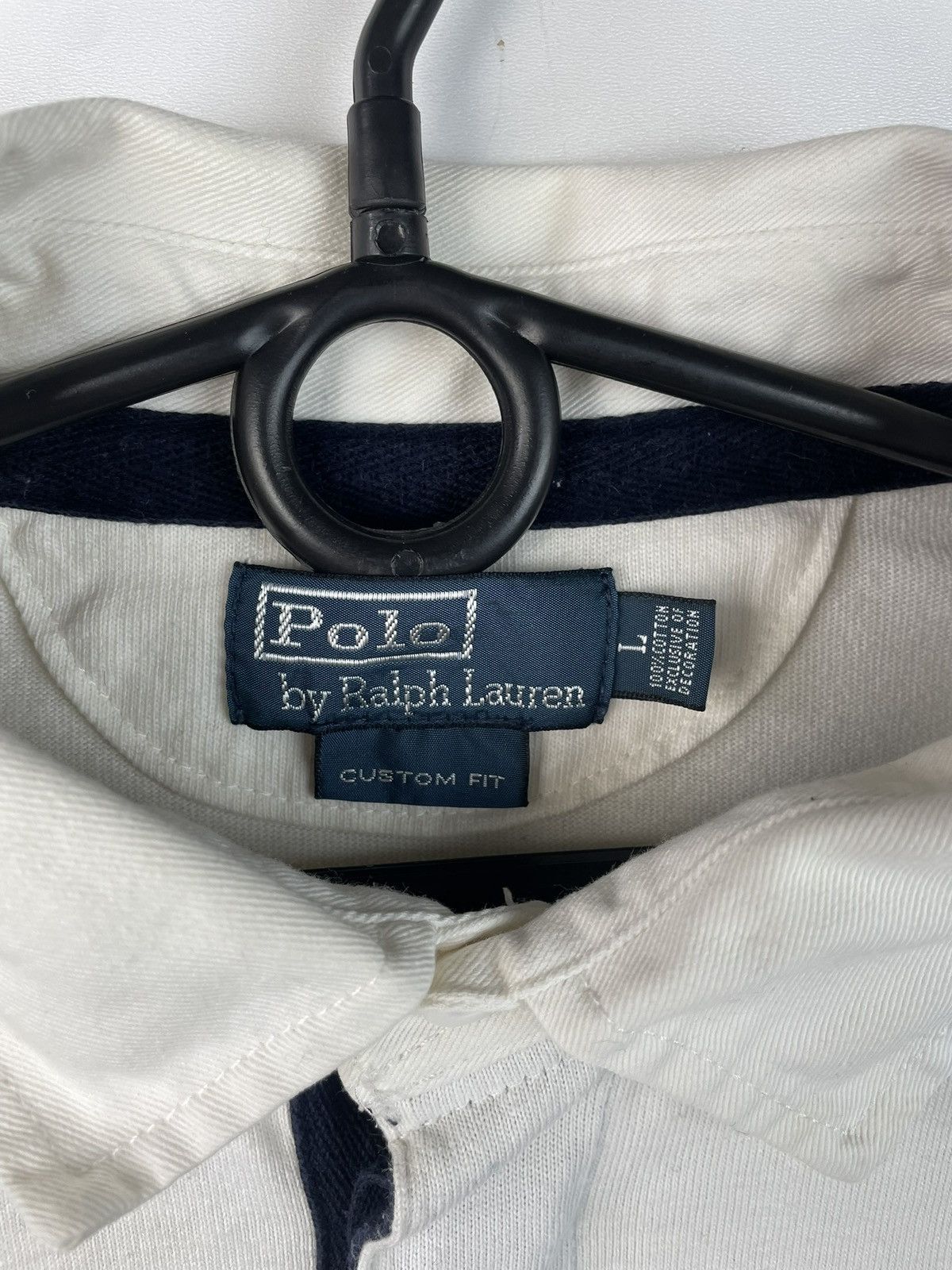 Polo Ralph Lauren × Vintage Polo Ralph Lauren Vintage Long Sleeve T Shirt Beige Size L Size US L / EU 52-54 / 3 - 5 Thumbnail