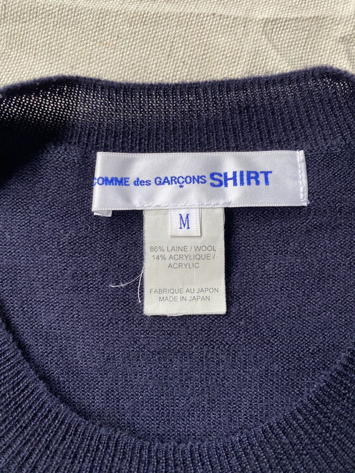 Comme des Garcons SHIRT Comme Des Garçons Shirt Lightweight Sweater Size US M / EU 48-50 / 2 - 3 Thumbnail