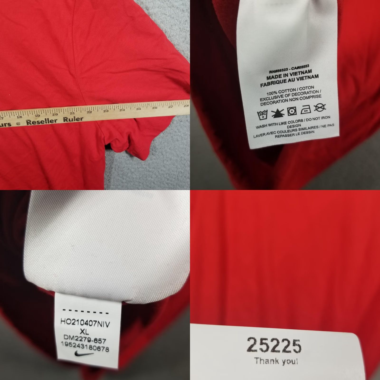 Nike Nike Shirt Mens XL Red The Nike Fried Chicken Swoosh DM2279-657 Size US XL / EU 56 / 4 - 8 Thumbnail