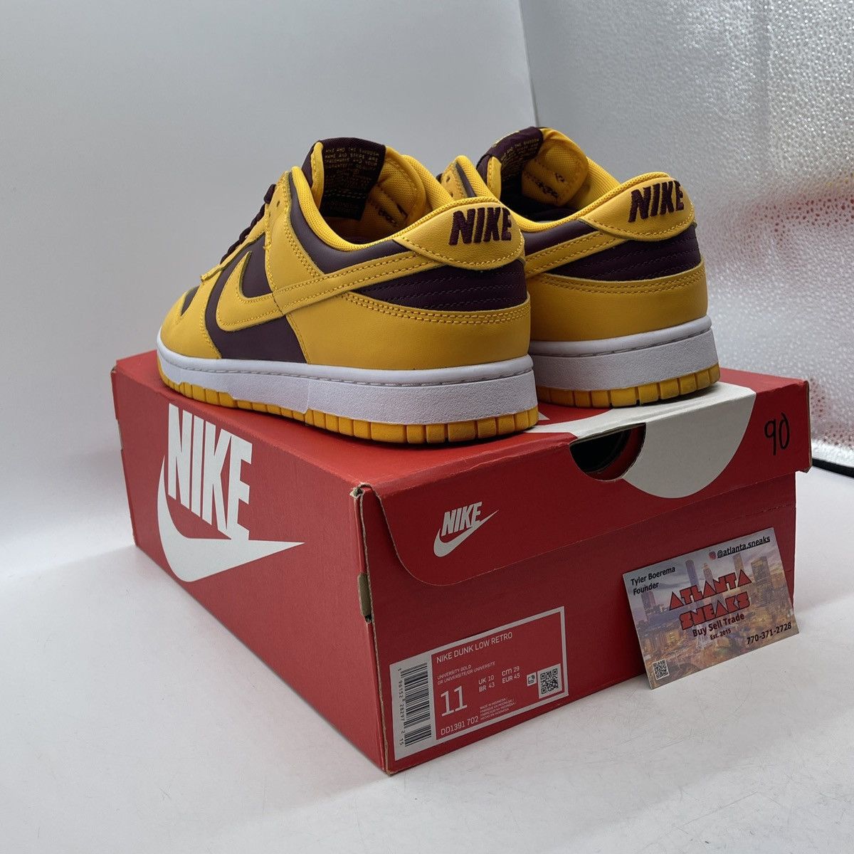 Nike Dunk low Arizona state Size US 11 / EU 44 - 4 Thumbnail