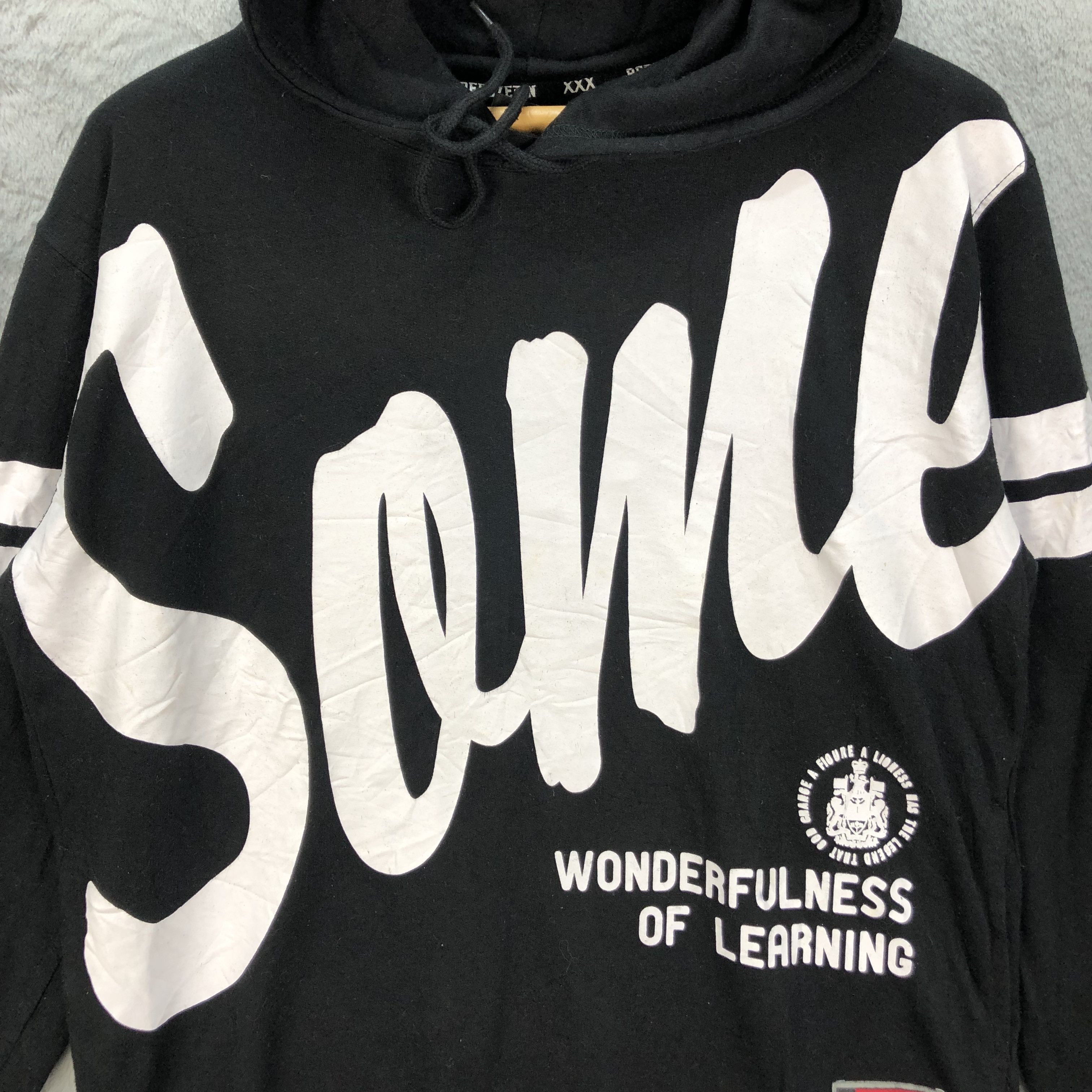 Japanese Brand REPENZEE SOMEBODY BIG LOGO PULLOVER HOODIES #5333-184 Size US L / EU 52-54 / 3 - 4 Thumbnail