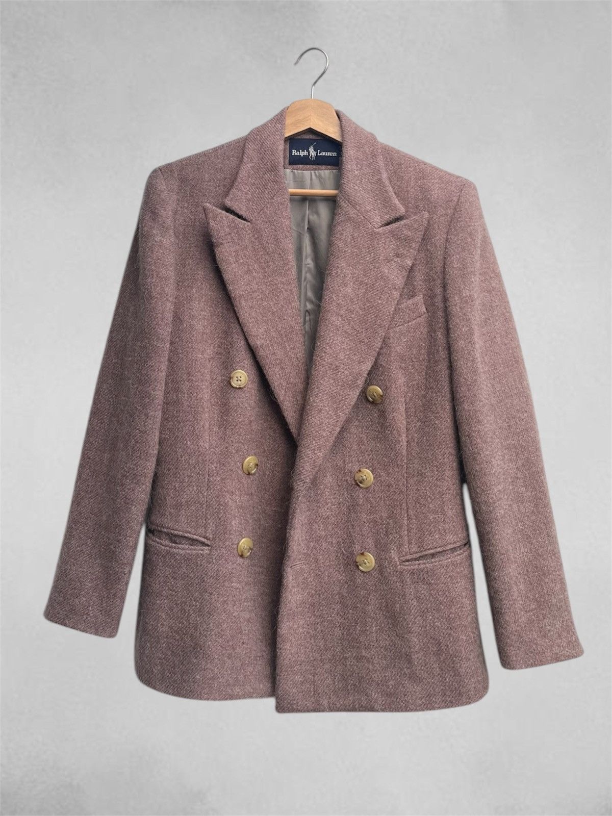 Ralph Lauren Vintage Ralph Lauren Double Breasted Wool Jacket Size M / US 6-8 / IT 42-44 - 3 Thumbnail