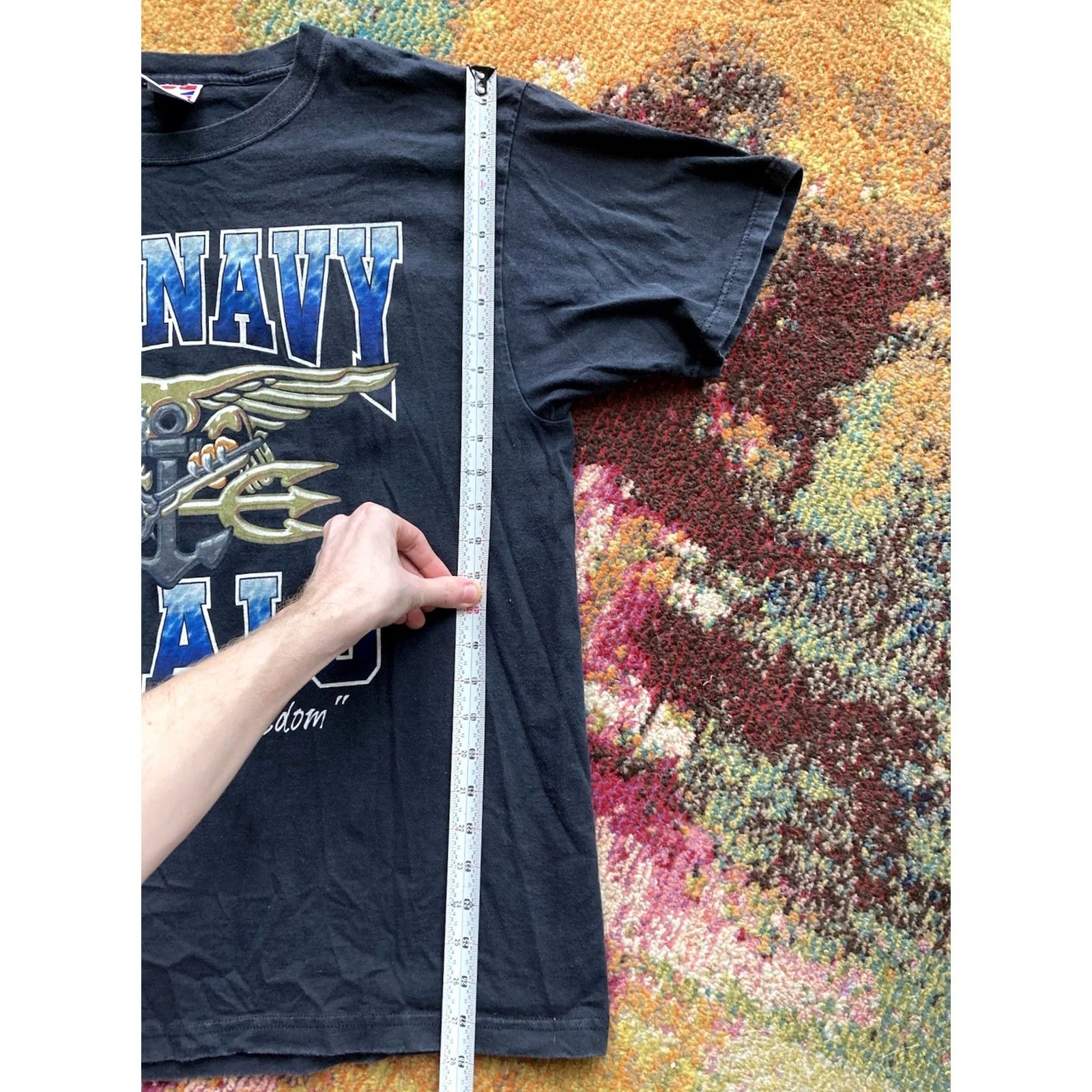 Propper VINTAGE Navy Seals T Shirt PROPPER Mens Size L Black USA Made Eagle Propper Shirt Size US L / EU 52-54 / 3 - 6 Thumbnail