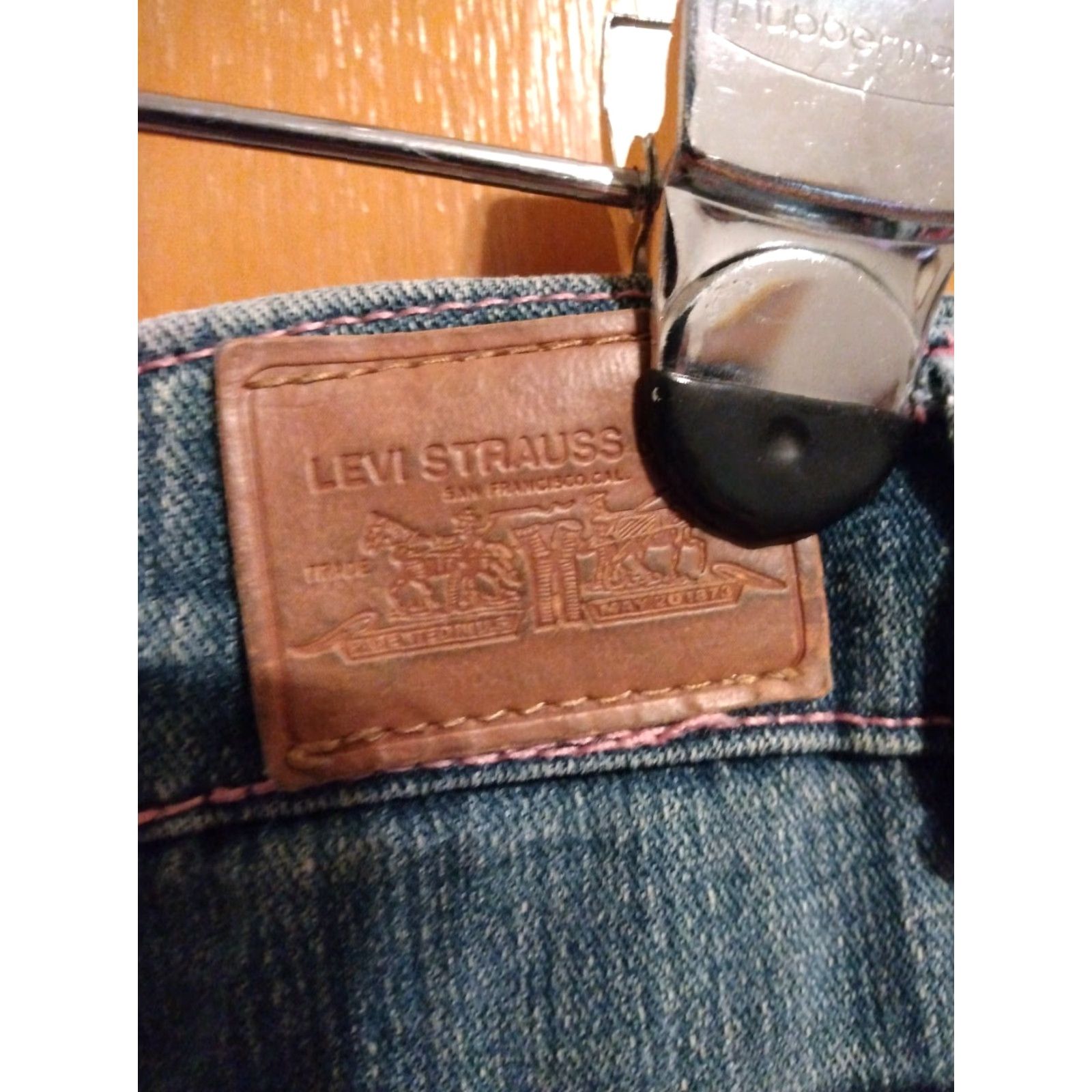 Levi's LEVIS PREMIUM WOMEN'S JEANS BOOTCUT ROSES EMBROIDERY SEQUINS 14 29" WAIST 27" INSEAM BLUE Womens Jeans Size 36" / US 14 / IT 50 - 7 Thumbnail