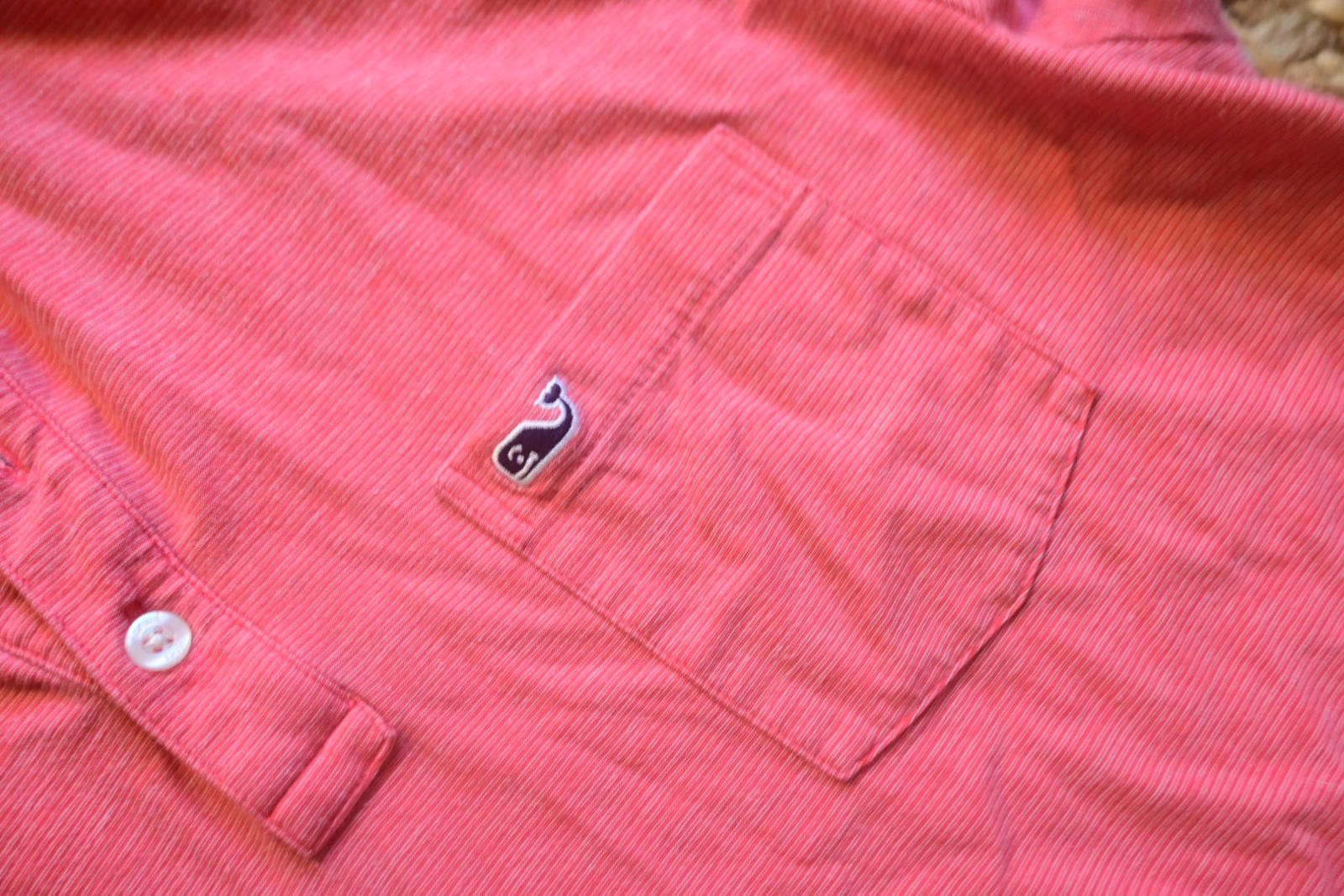 Vineyard Vines Men's Vineyard Vines Coral Pink Short Sleeve Polo Shirt Sz M Size US M / EU 48-50 / 2 - 3 Thumbnail
