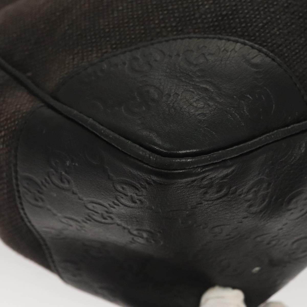 Gucci GUCCI Shoulder Bag Canvas Outlet Black Gold Size ONE SIZE - 15 Thumbnail