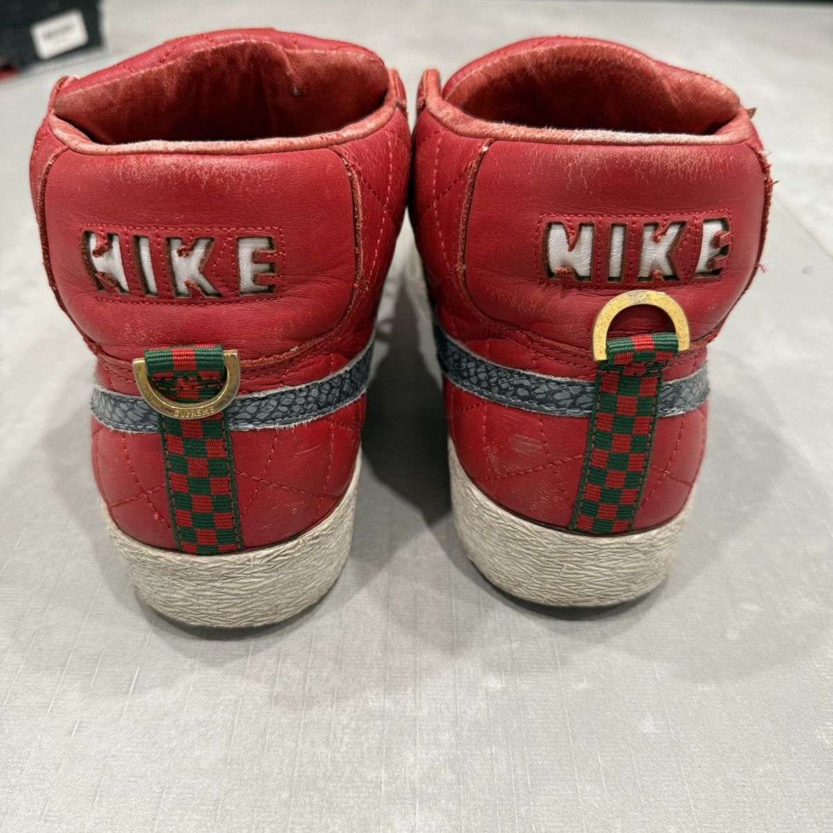 Nike × Supreme Nike Supreme Blazer Red Gucci Snakeskin 9 2006 used Size US 9 / EU 42 - 3 Thumbnail