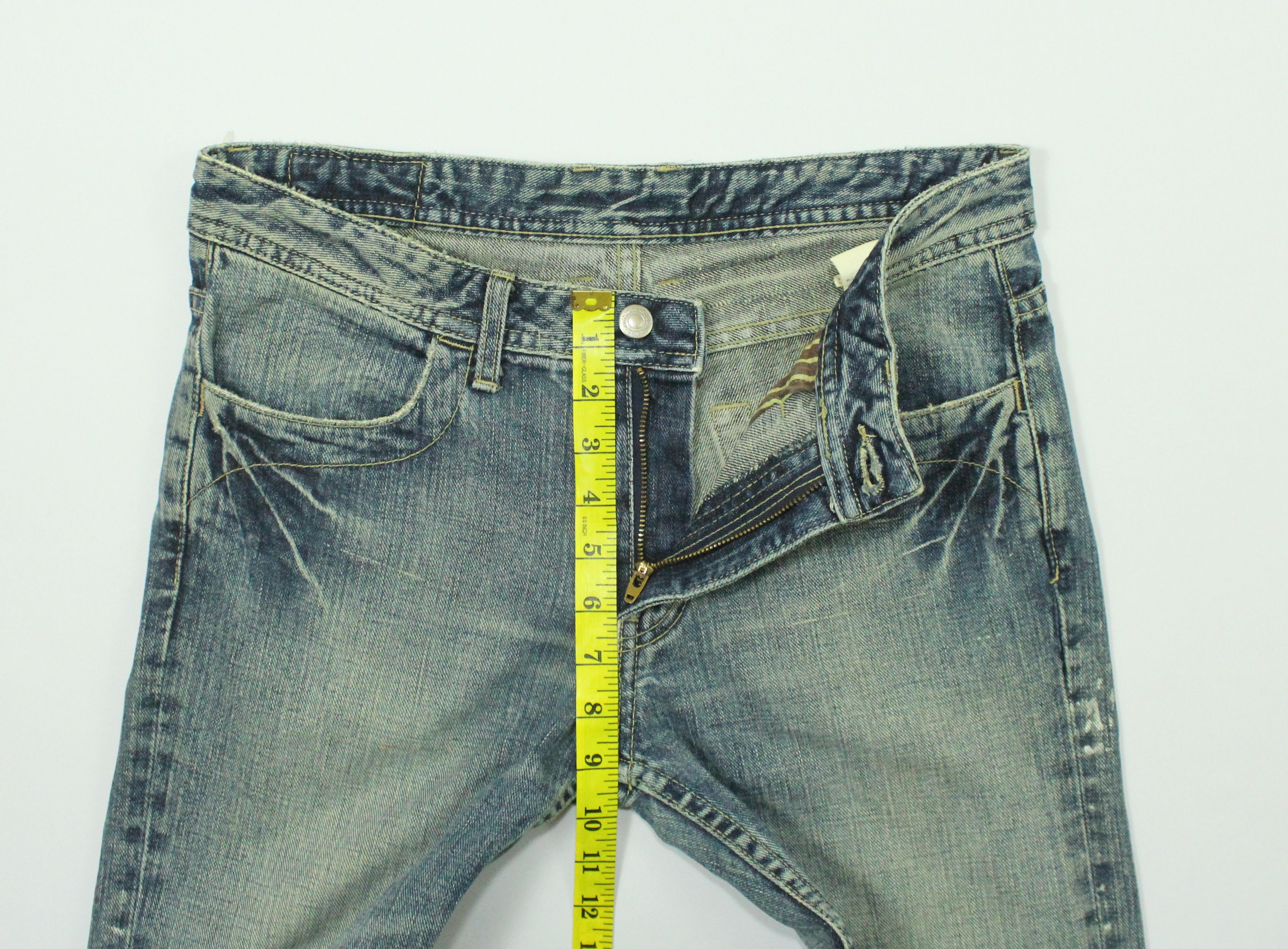 Japanese Brand FLARED 🔥 BIGI Denim Paint Splatter Kapital Goa Ppfm LGB Size US 32 / EU 48 - 21 Thumbnail