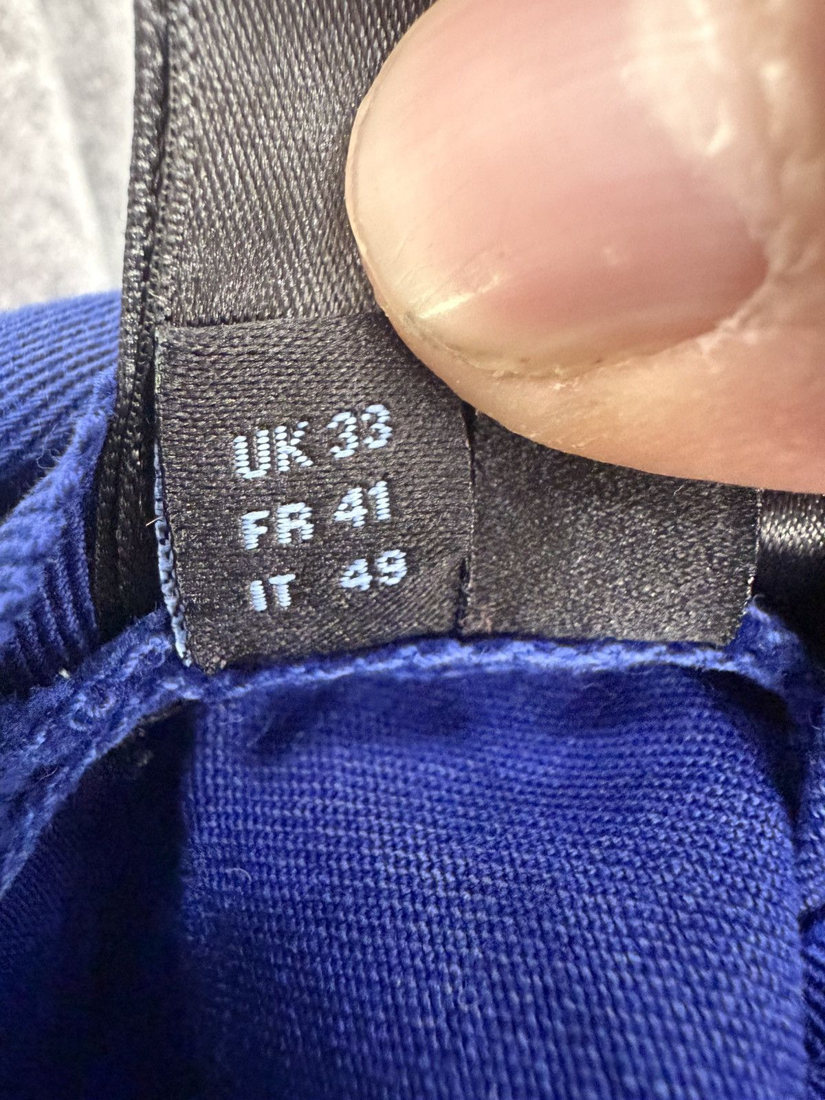 Amiri Amiri Blue Cargo Jeans Size US 33 - 11 Thumbnail