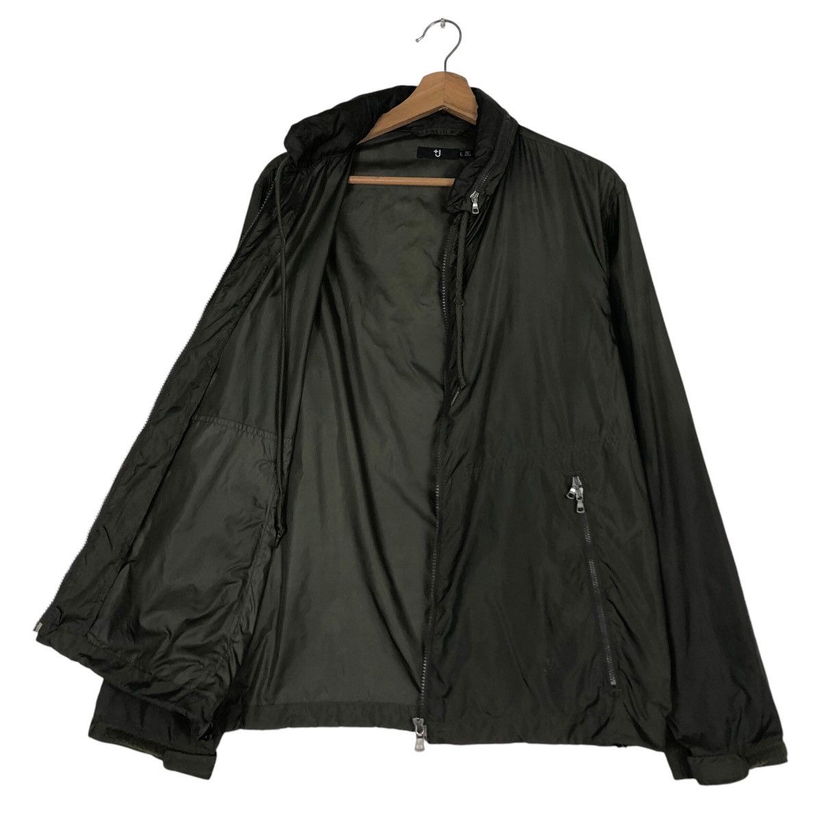 Jil Sander 📌Military Design Biker Zipper Jacket J+ Jil Sander Size US L / EU 52-54 / 3 - 12 Thumbnail