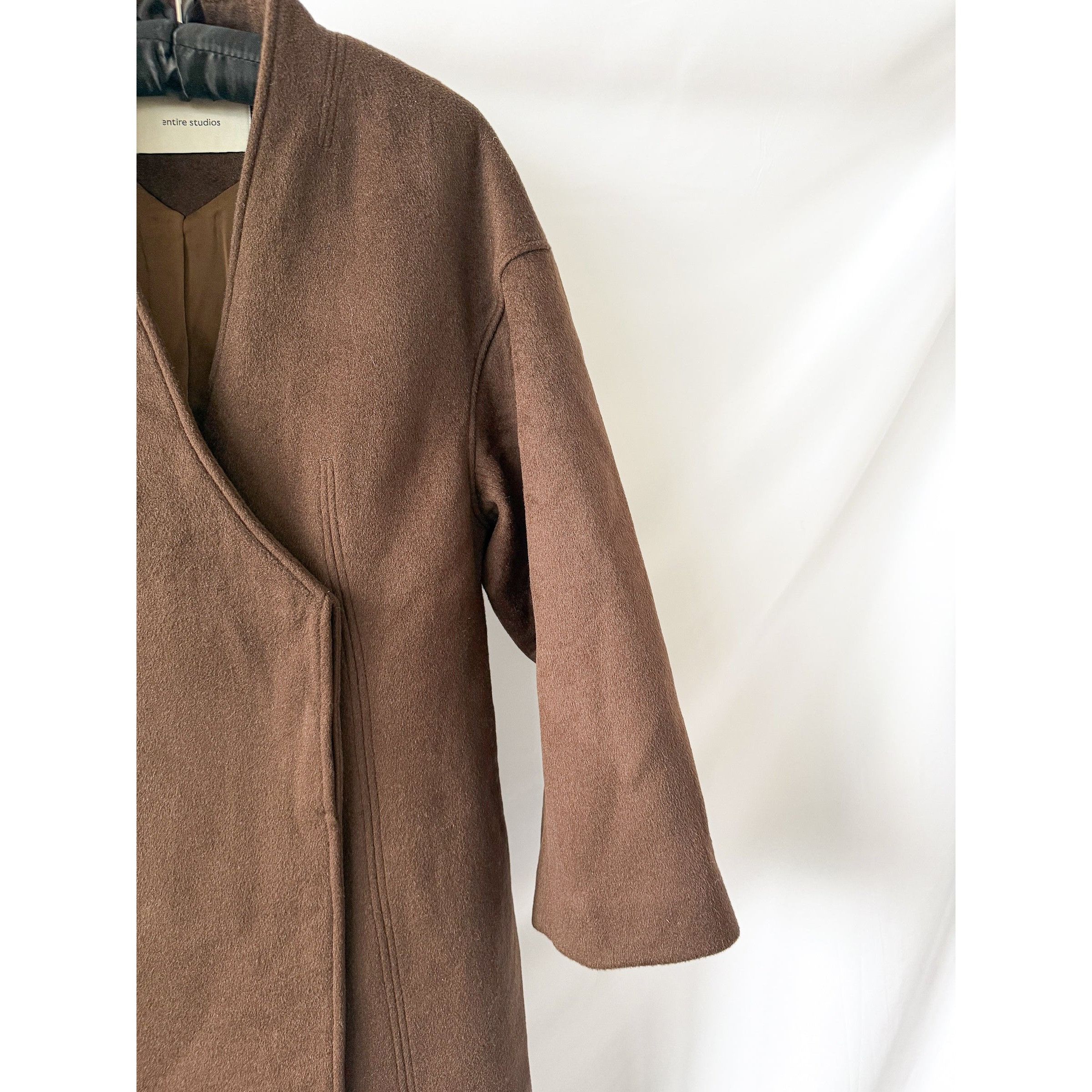 Entire Studios Entire Studios Rondo Coat Dark Brown Size L / US 10 / IT 46 - 3 Thumbnail