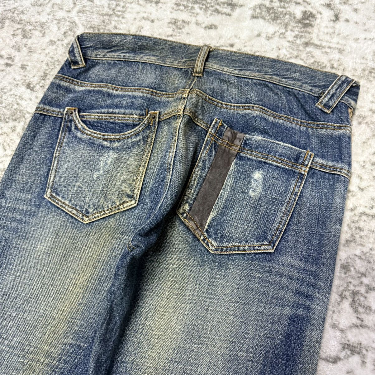 Hysteric Glamour Ba-tsu Studio Japan Brainded Details Distressed Jeans Size US 30 / EU 46 - 10 Thumbnail