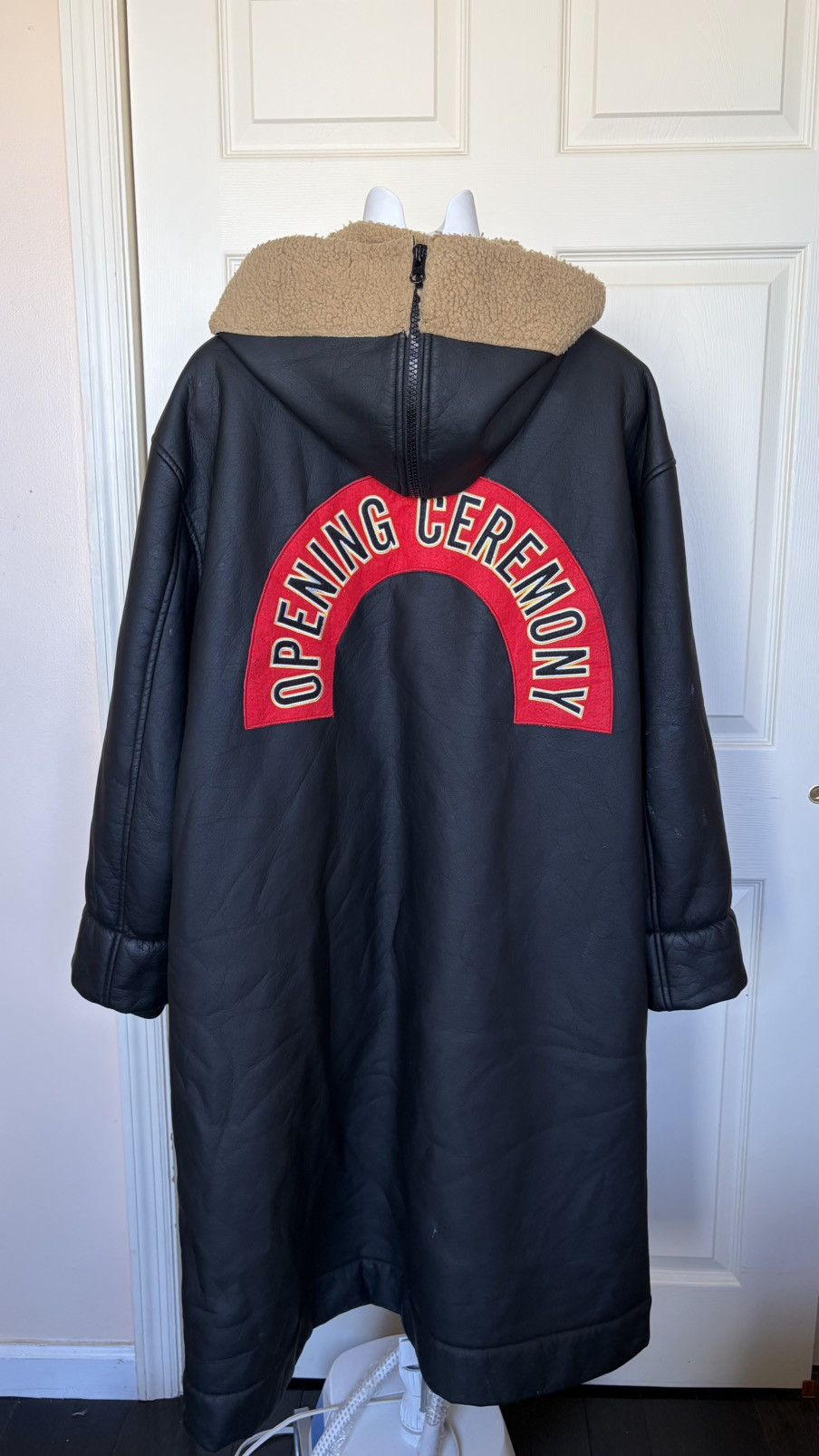 Opening Ceremony Opening Ceremony Global Varsity Leather Coat (L) – Rare Size US L / EU 52-54 / 3 - 7 Thumbnail