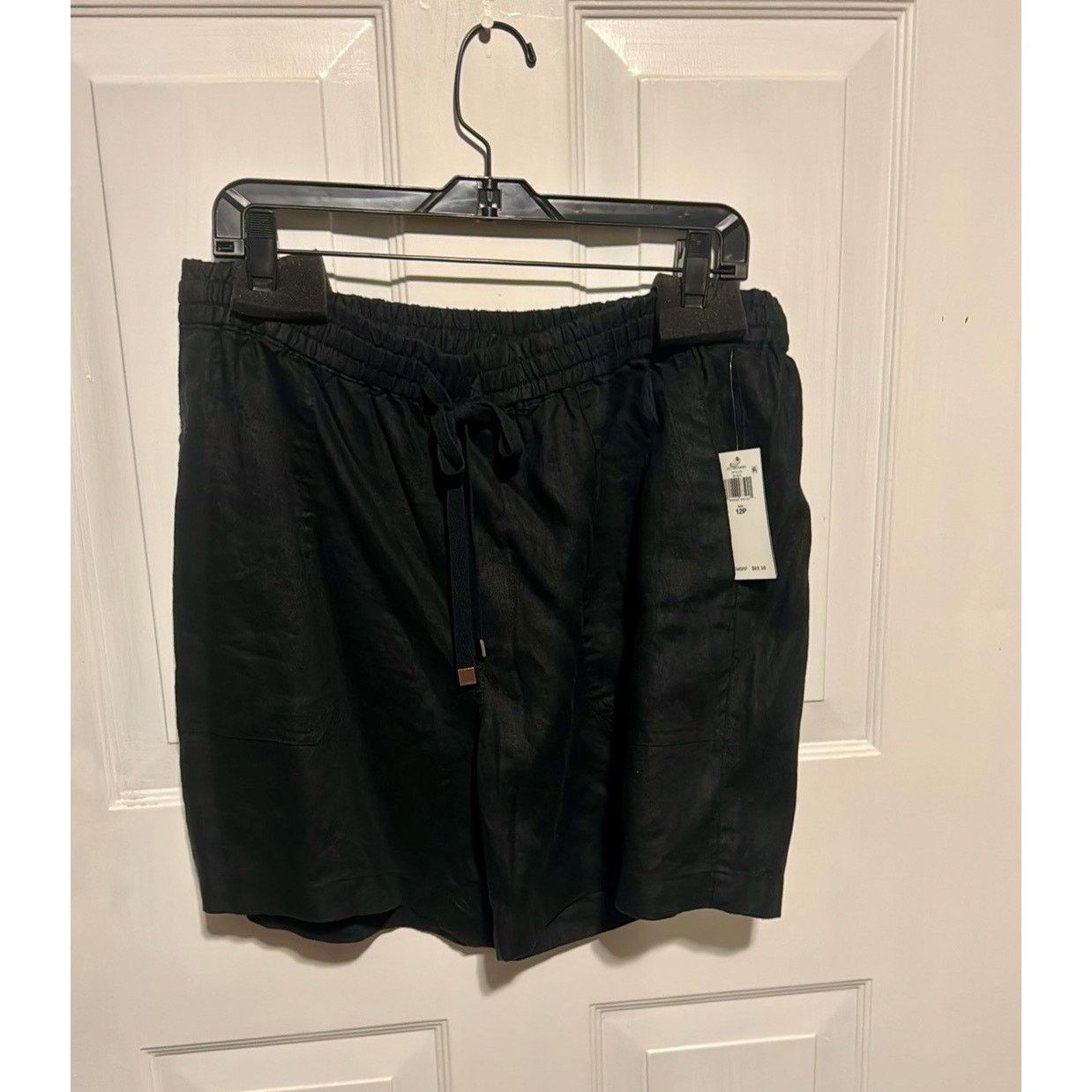 Lauren Ralph Lauren Lauren Ralph Lauren Belted Linen Shorts Black size 12 P Size 34" / US 12 / IT 48 - 7 Thumbnail