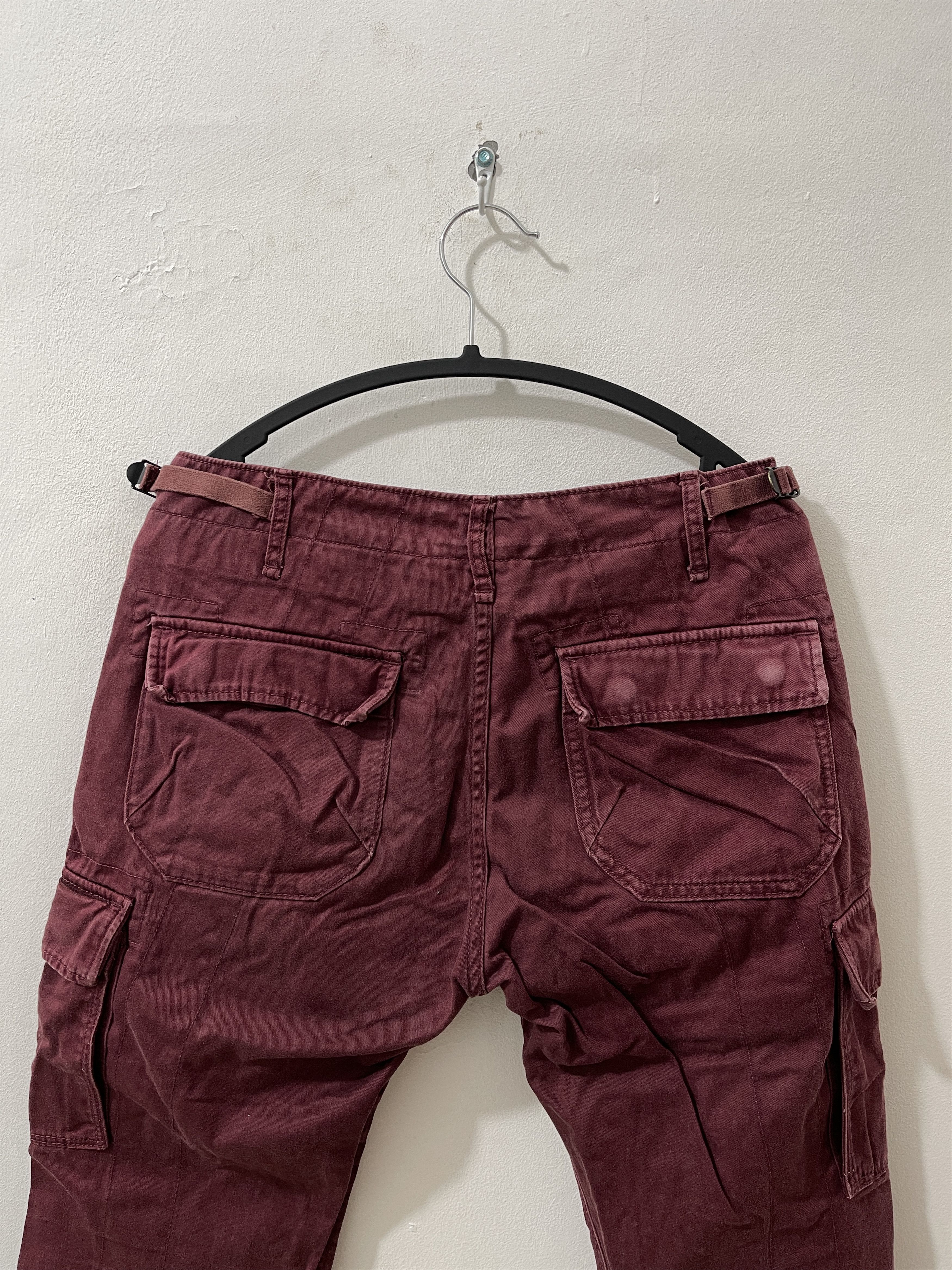 Japanese Brand Avirex Archive Red Blood Military Cargo Pants Size US 32 / EU 48 - 8 Thumbnail