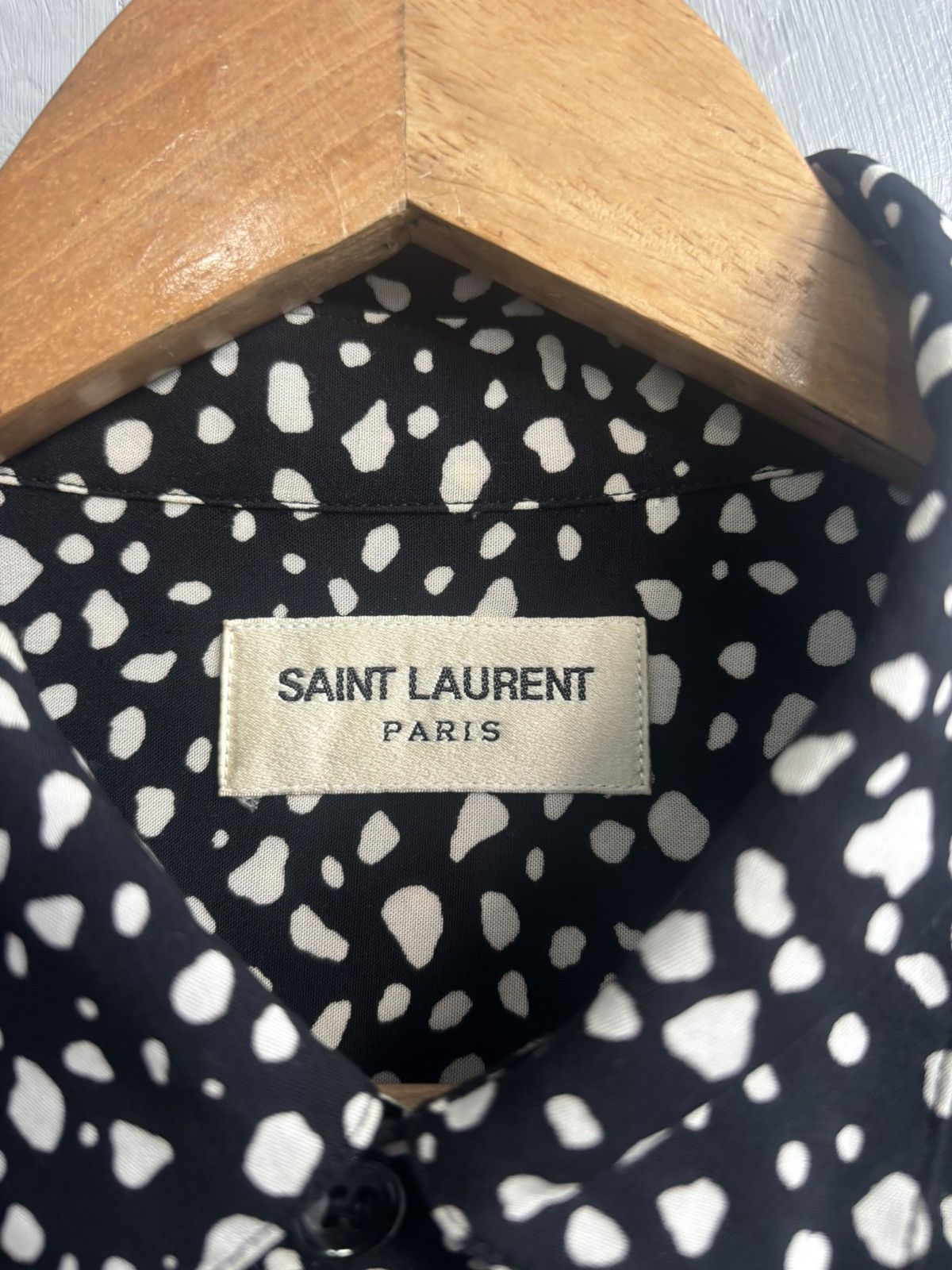 Saint Laurent Paris Saint Laurent SS2019 viscose leopard shirt Size US L / EU 52-54 / 3 - 6 Thumbnail