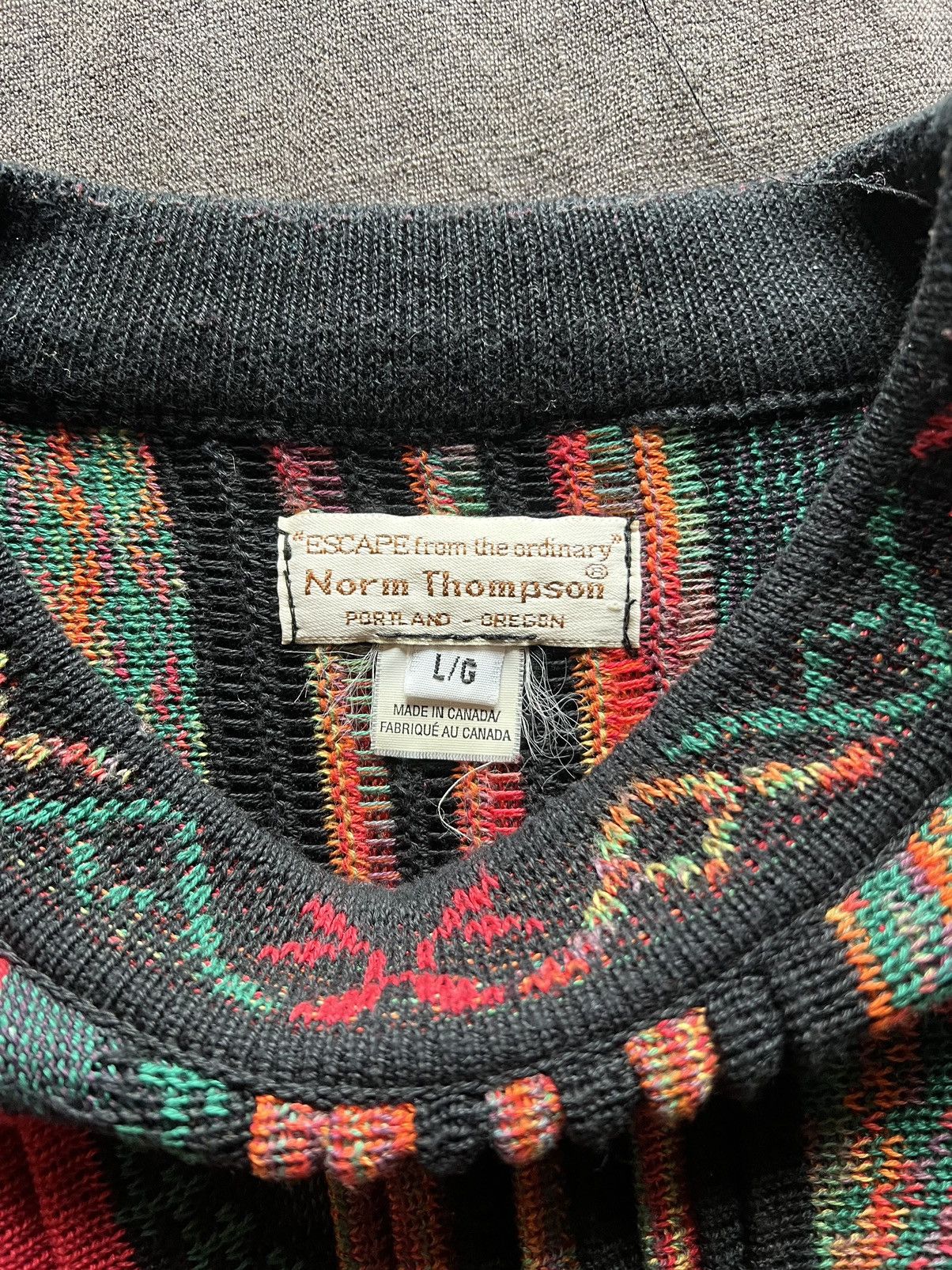 Norm Thompson Knitted vintage Sweater Size US L / EU 52-54 / 3 - 2 Thumbnail
