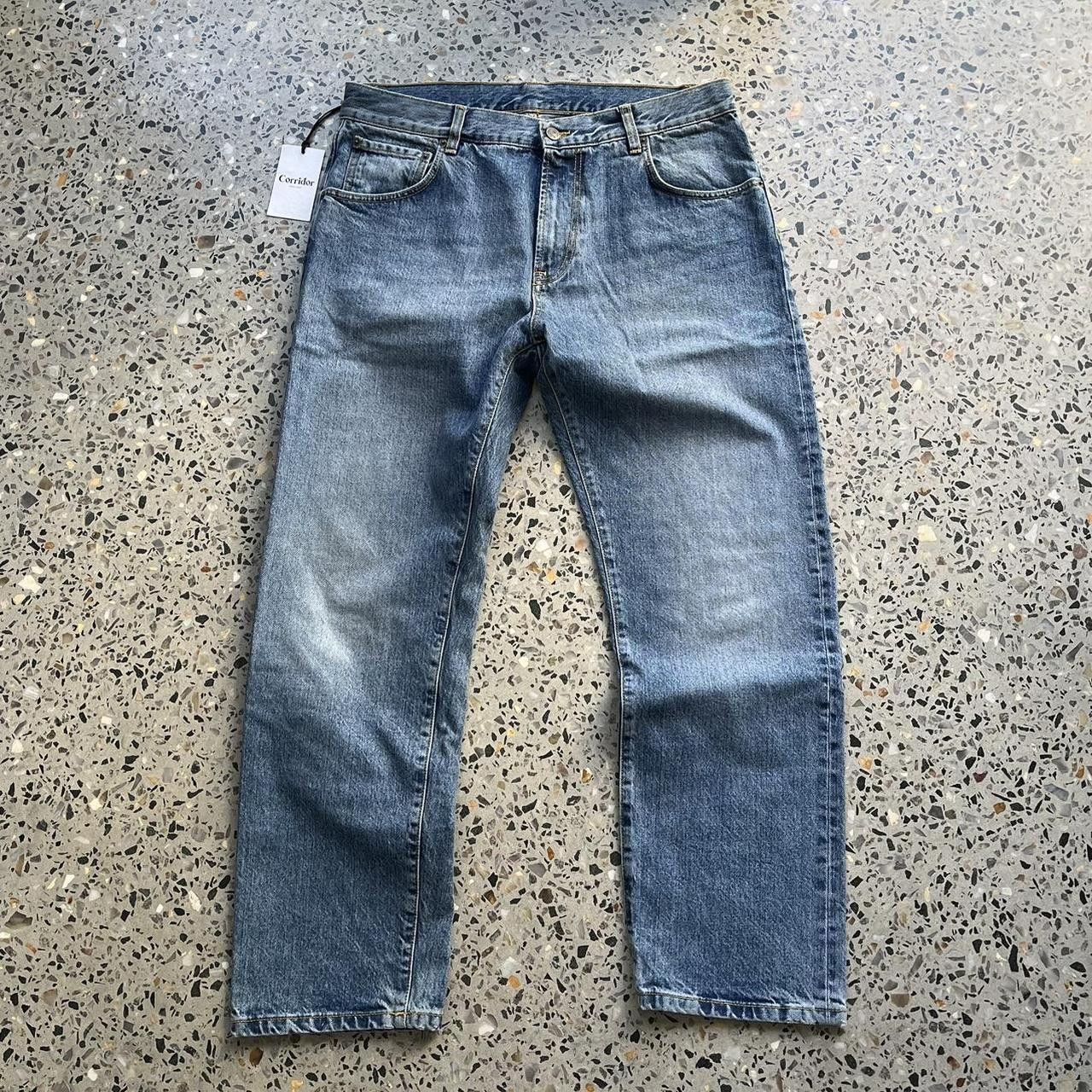 Corridor Bleach Wash Selvedge Denim Jeans Size US 33 - 3 Thumbnail