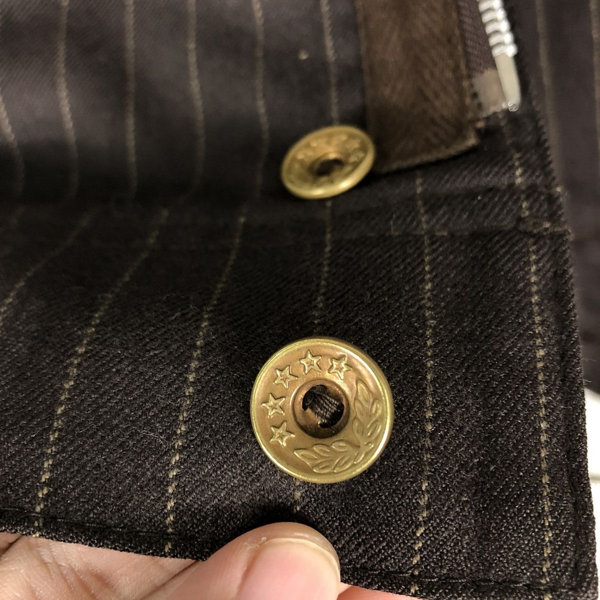 Japanese Brand 🔥VINTAGE BIKER JACKET JOURNAL STANDARD TARTAN DESIGN LINING Size US M / EU 48-50 / 2 - 18 Thumbnail