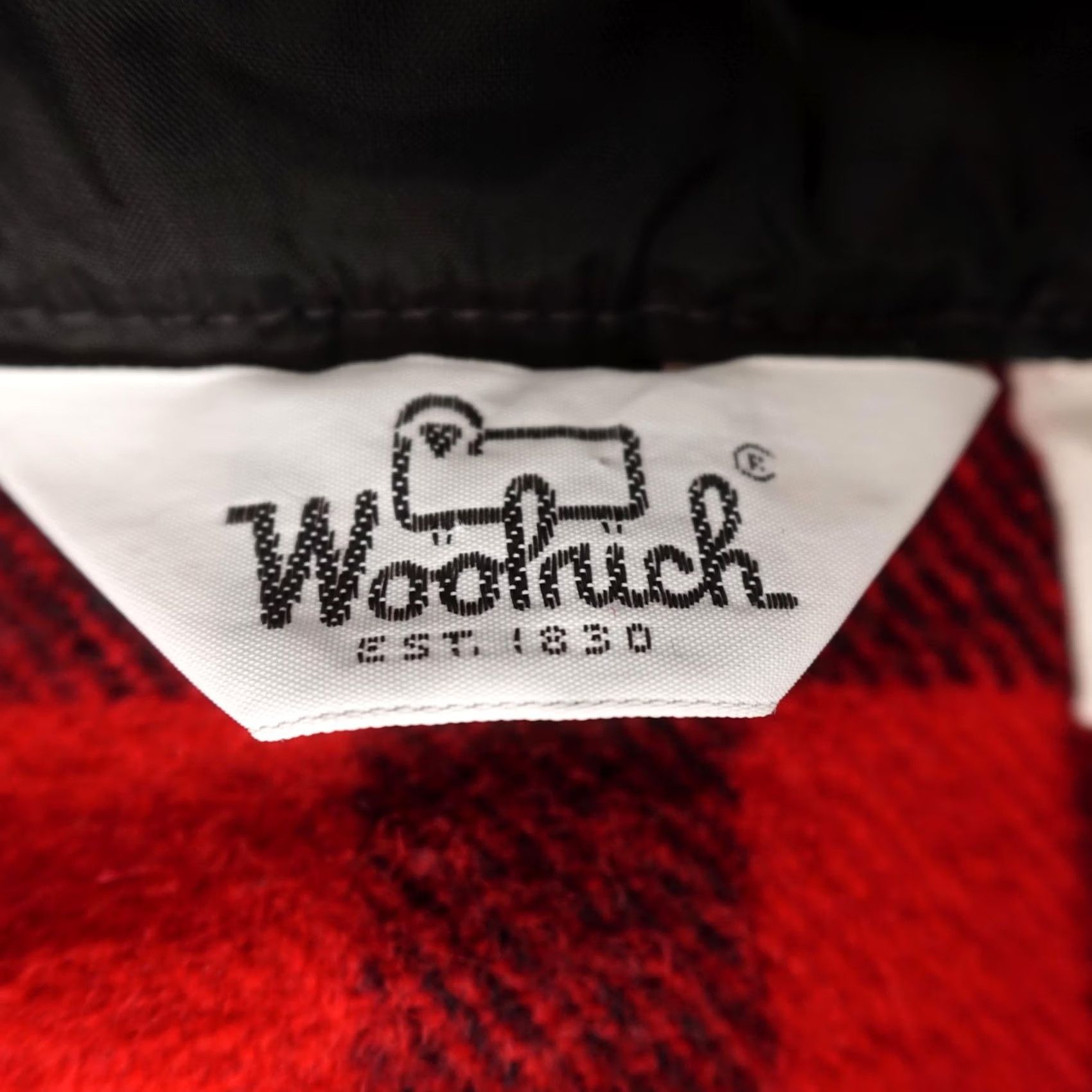Vintage VINTAGE Woolrich Jacket Mens M Red Black Buffalo Plaid Wool Workwear Elbow Shirt Size US M / EU 48-50 / 2 - 2 Thumbnail
