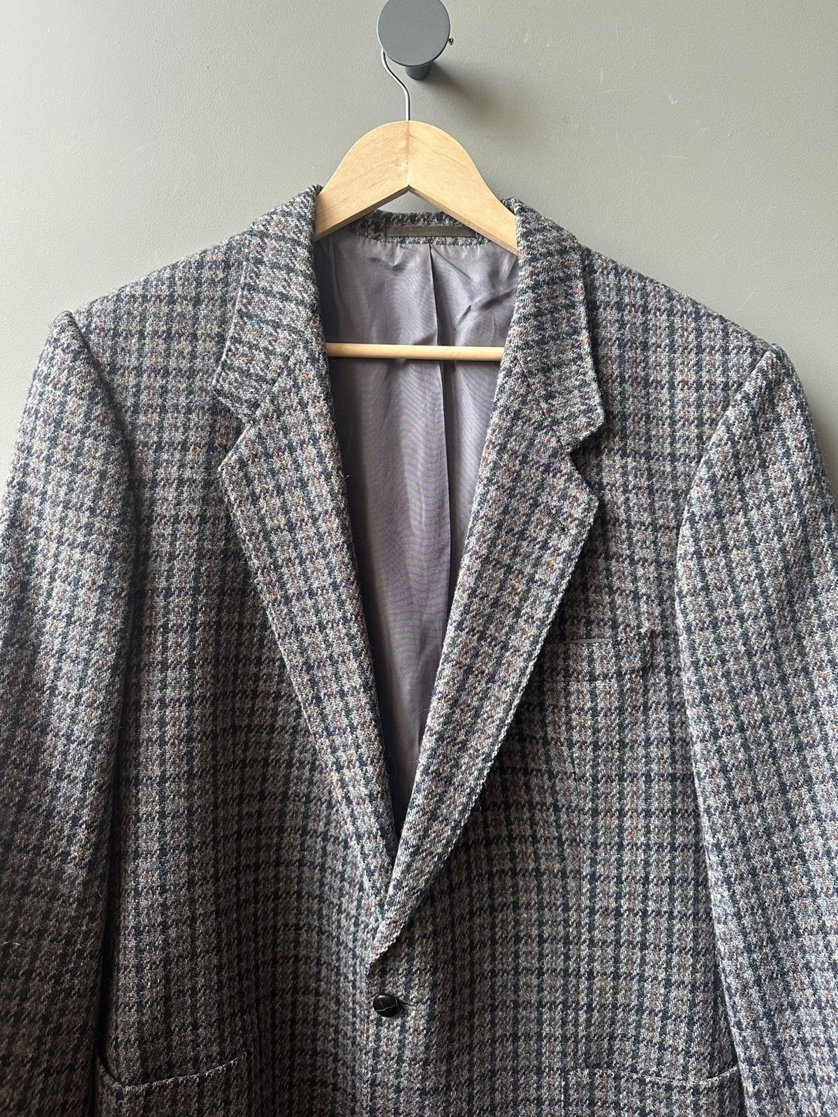 Harris Tweed Vintage Harris Tweed Wool West Germany Blazer Size 44R - 2 Thumbnail
