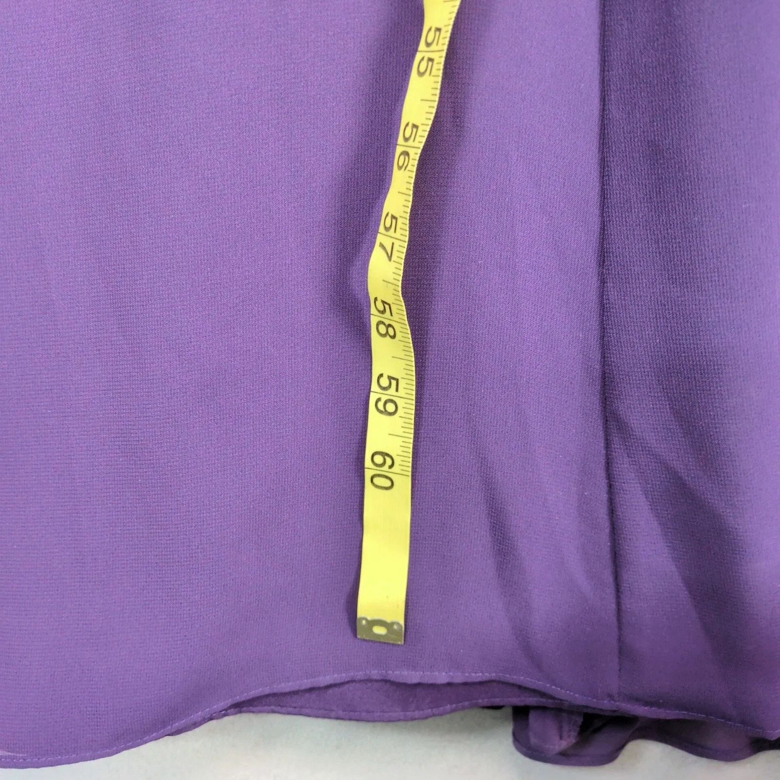 Other NWT Brideside Ashley Floor-Length Dress Sz 26 Purple Chiffon Size 4XL / US 24-26 - 8 Thumbnail