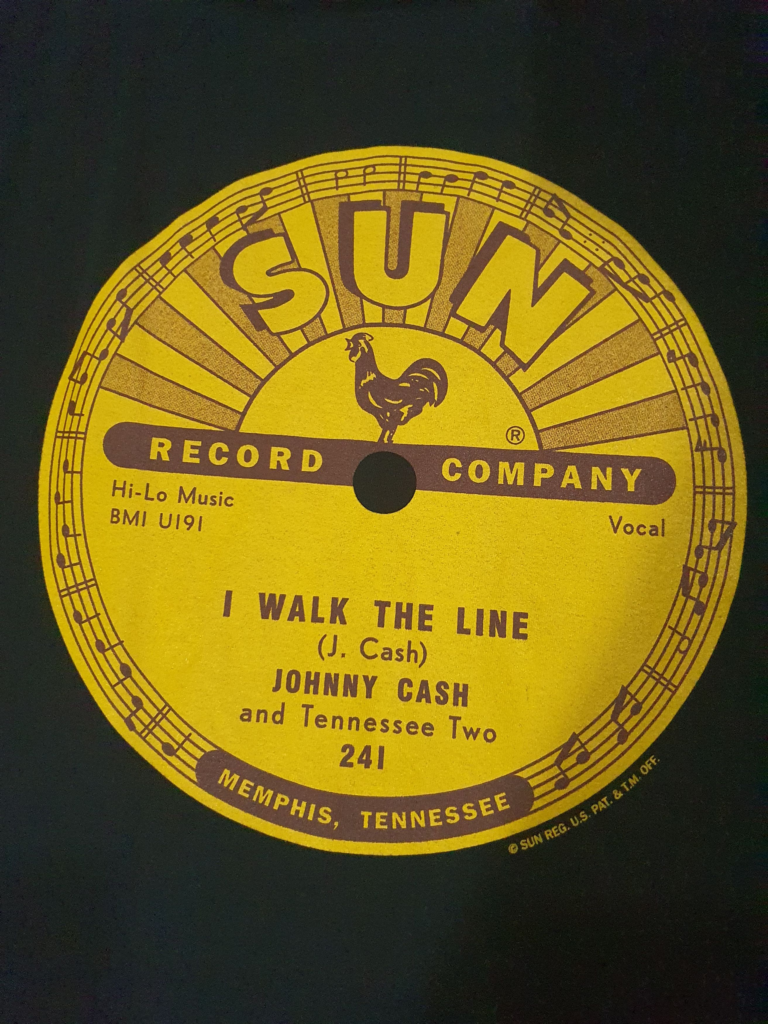 Vintage Johnny Cash Sun Record Company Size US XL / EU 56 / 4 - 3 Thumbnail