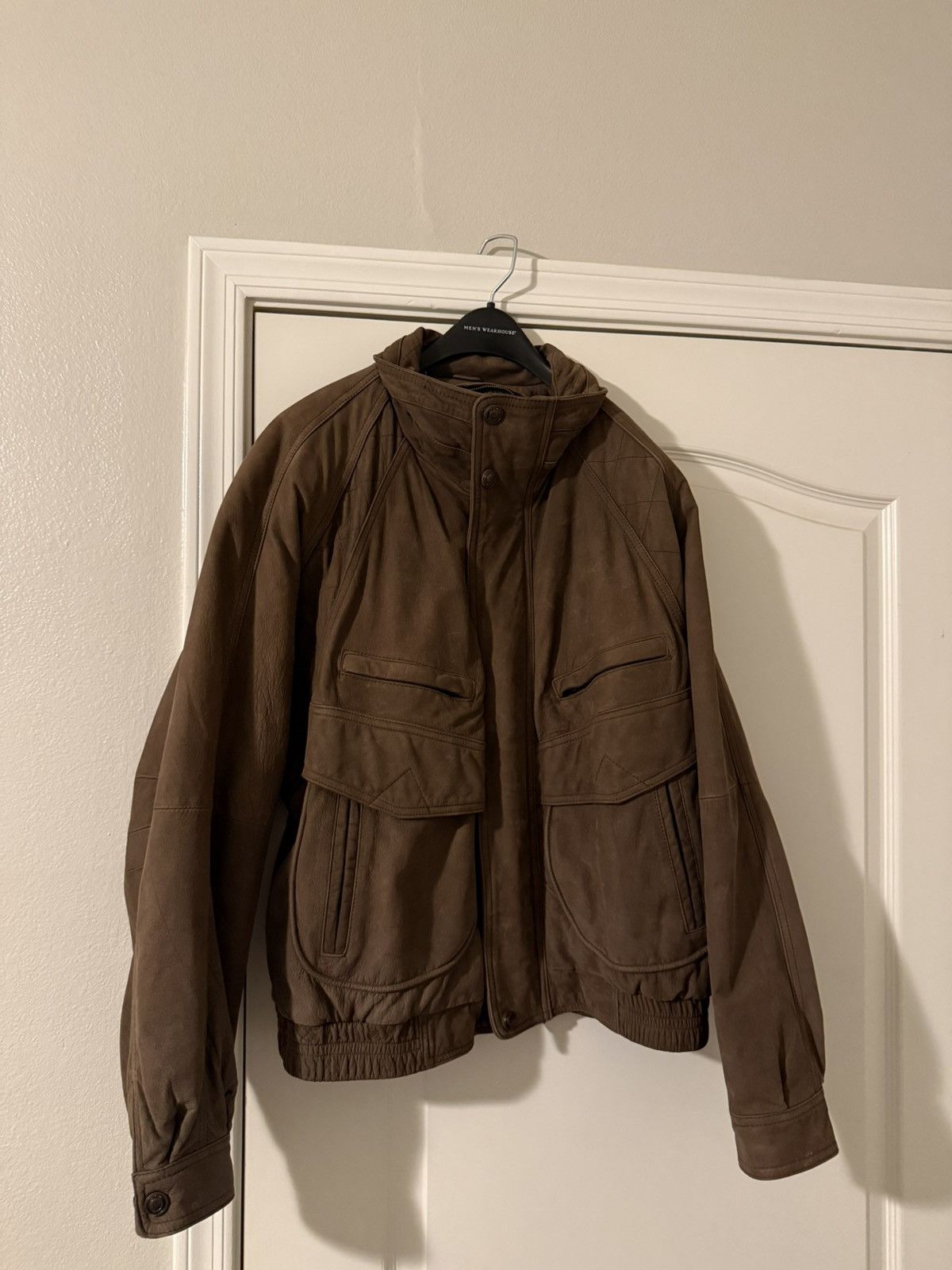 Adventure Bound Brown Aviator Leather Jacket Size US L / EU 52-54 / 3 - 1 Thumbnail