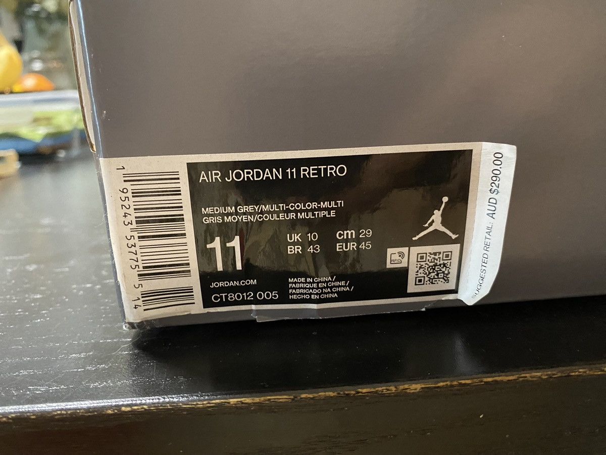 Jordan Brand Air Jordan 11 Retro “Cool Grey” (2021) Size US 11 / EU 44 - 2 Thumbnail