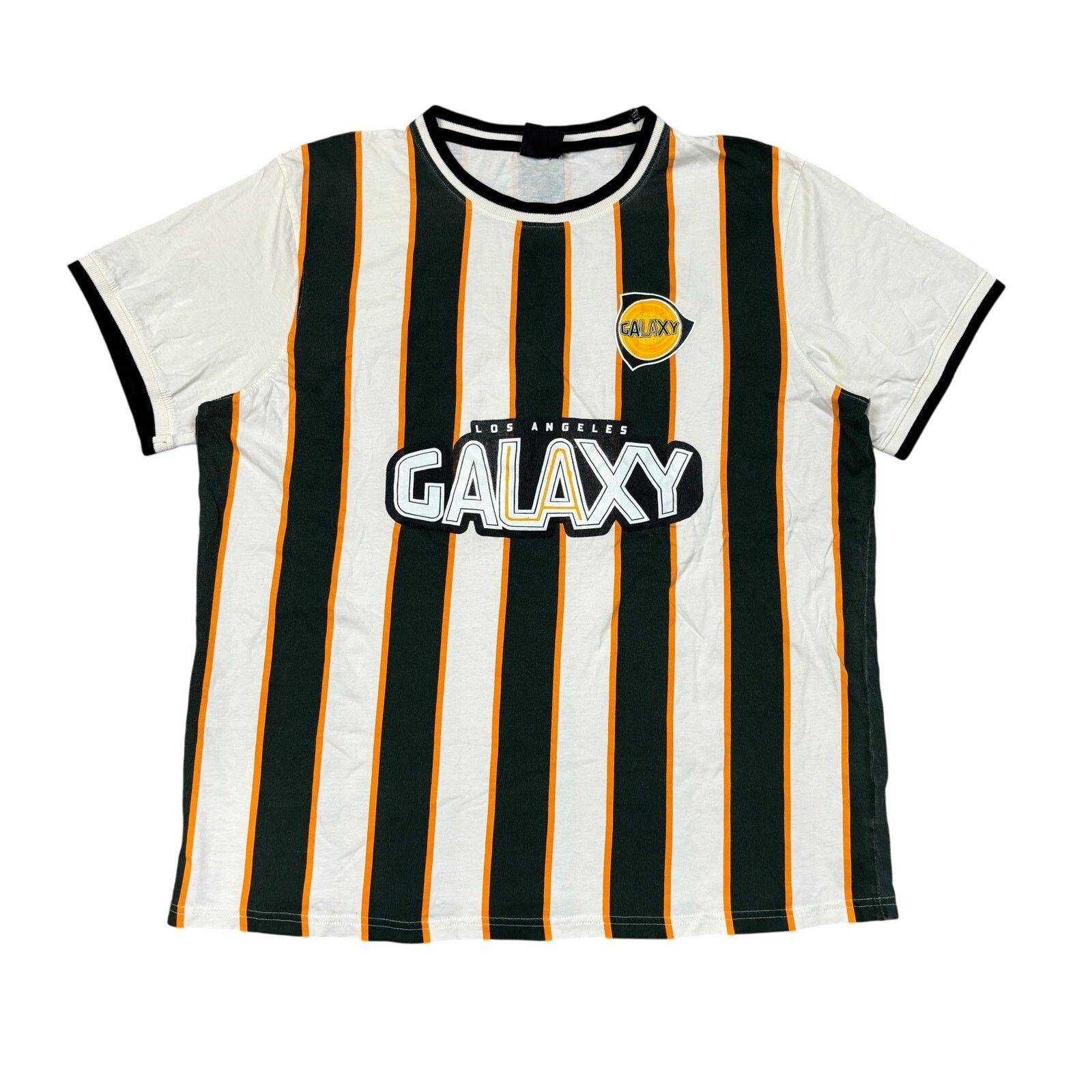Other Los Angeles Galaxy MLS Ringer Striped Retro Tee Men's XL Size US XL / EU 56 / 4 - 1 Thumbnail