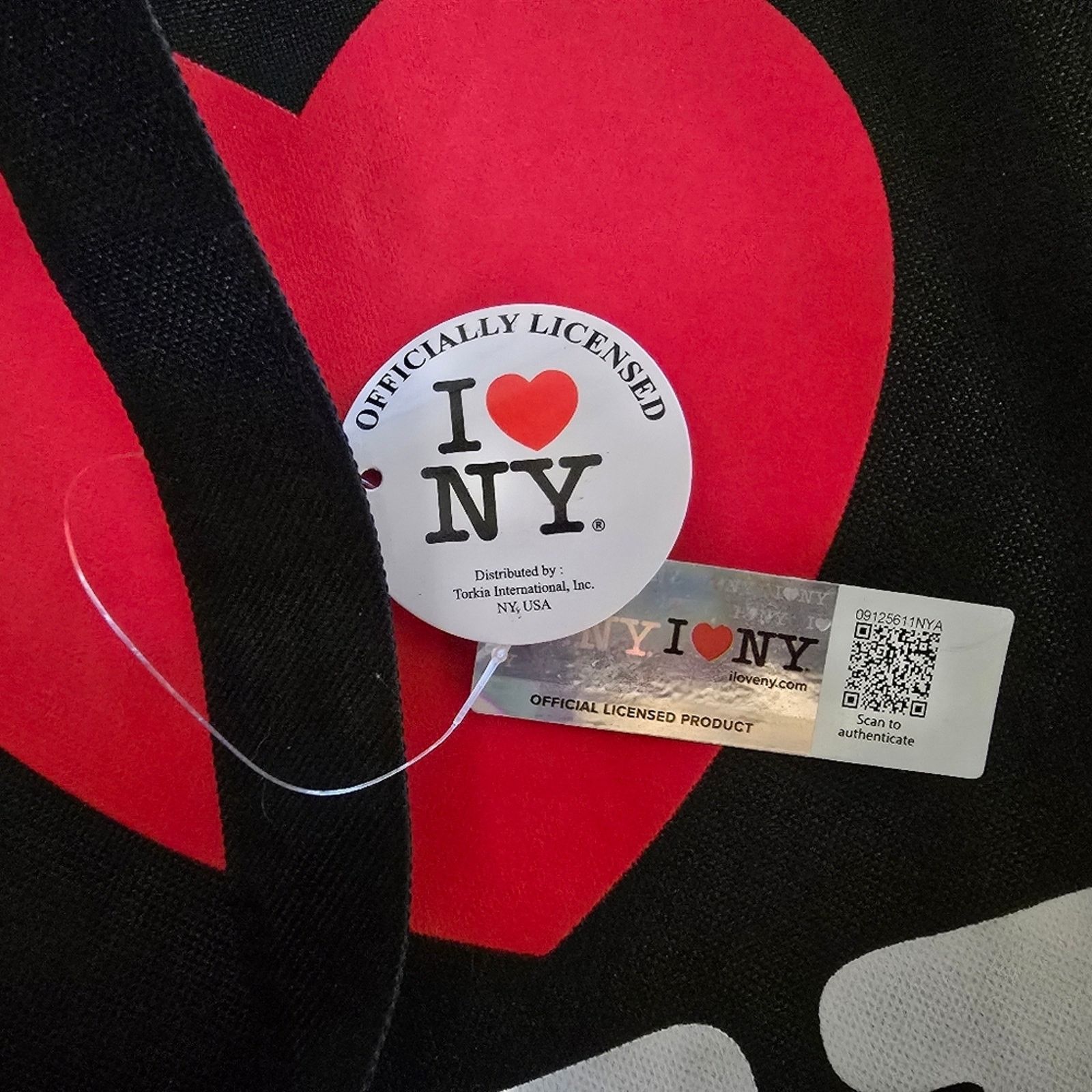 I Love NY Black | I 🖤 NY | Promotional Storage Tote Size ONE SIZE - 3 Thumbnail