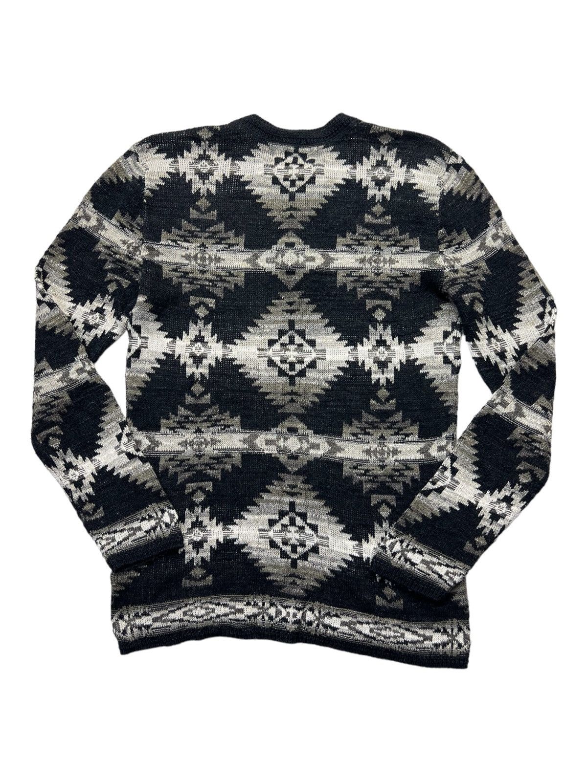 Denim & Supply Ralph Lauren Beautiful Native Pattern Rockabilly Mod Knitted Sweater RRL Size US S / EU 44-46 / 1 - 4 Thumbnail