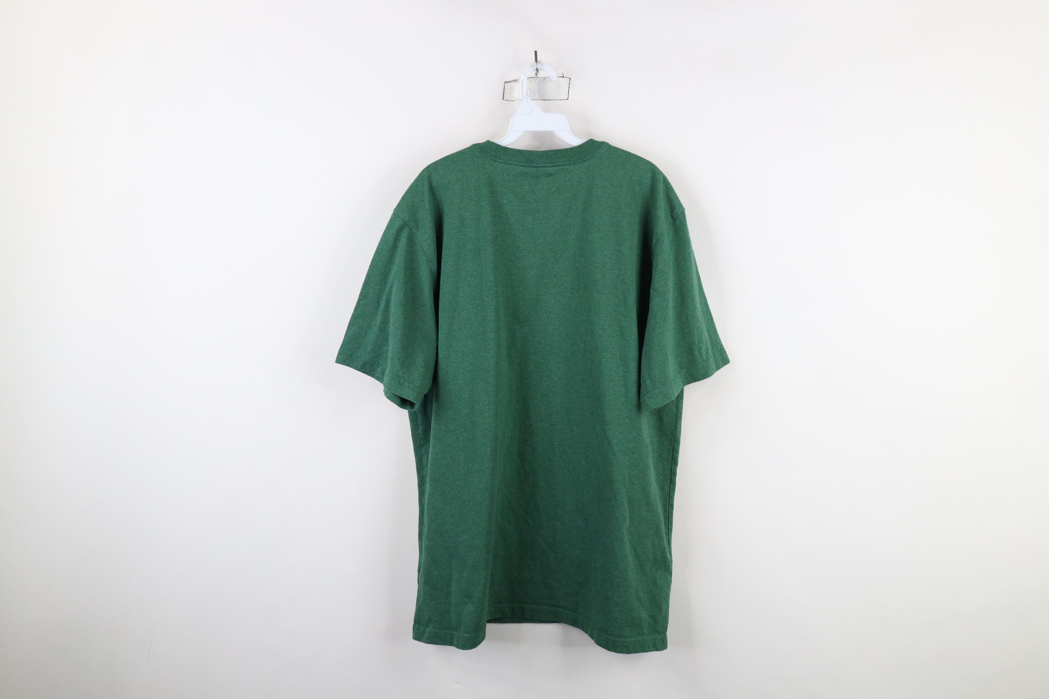Carhartt × Vintage Vintage Y2K Carhartt Spell Out Pocket T-Shirt Heather Green Size US L / EU 52-54 / 3 - 10 Thumbnail
