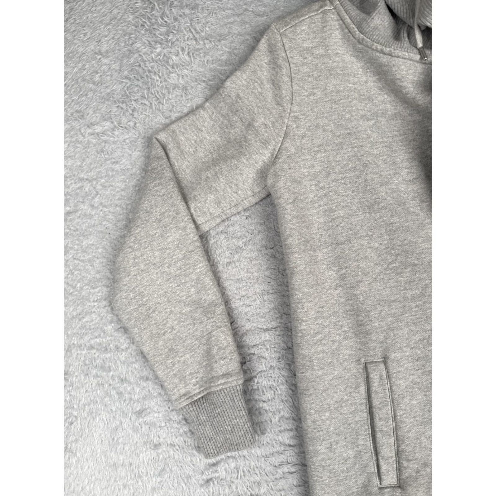 Athleta Athleta Jacket Womens XS Gray French Terry Hooded Full Zip Cardigan Sweatshirt Size XS / US 0-2 / IT 36-38 - 3 Thumbnail