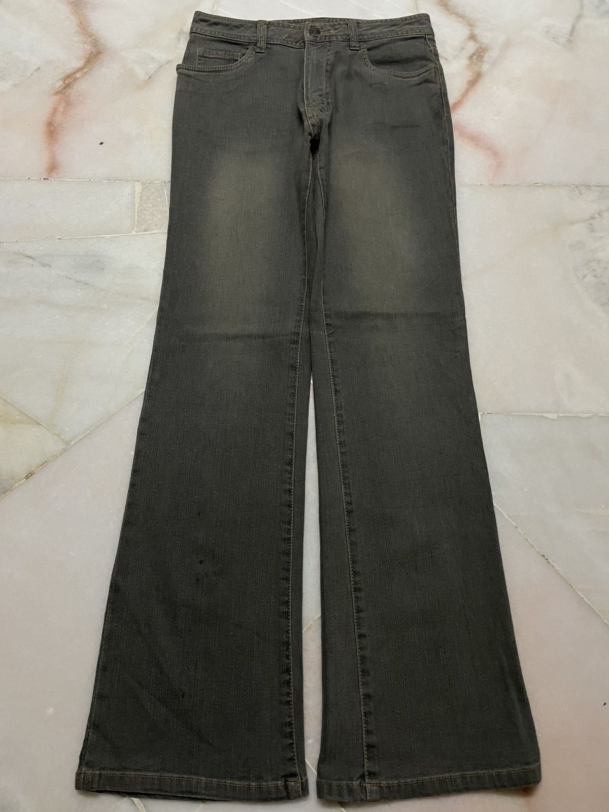 Designer 💥Flared💥90s Style Japanese Mudwash Bootcut Classic Style Size 26" / US 2 / IT 38 - 1 Thumbnail