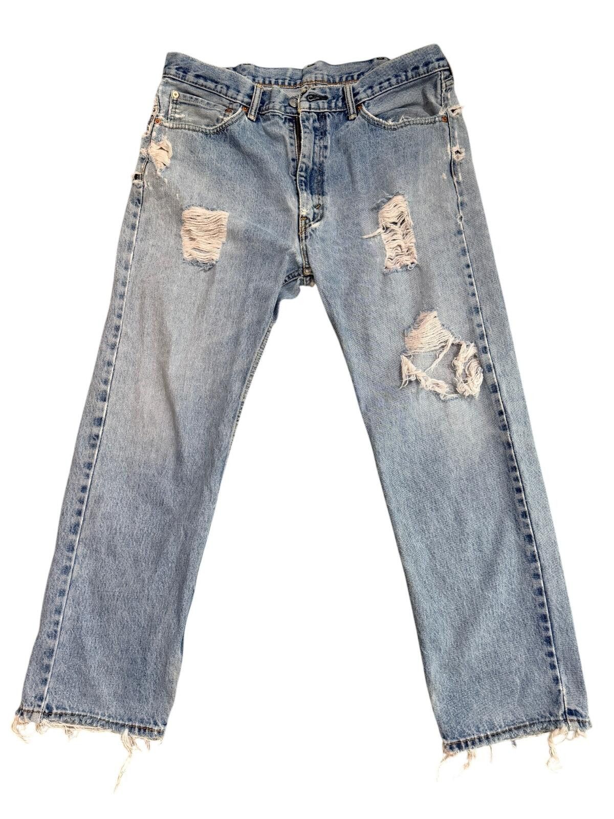 Other Levi's 505 Distressed Jeans Size 32x32 Size US 32 / EU 48 - 1 Thumbnail