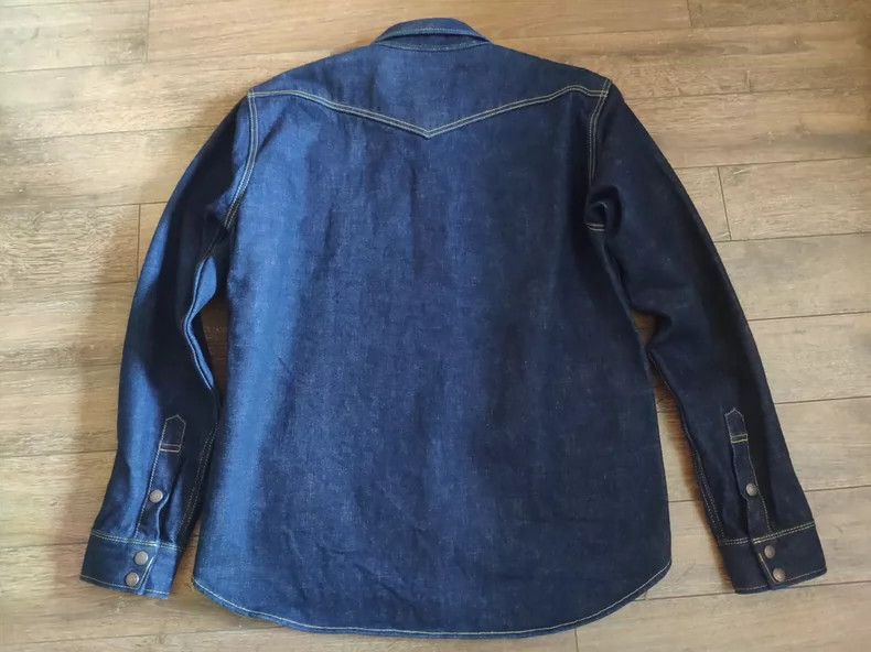 Iron Heart Iron Heart Heavy 18oz denim workwear shirt Size US XXL / EU 58 / 5 - 2 Thumbnail