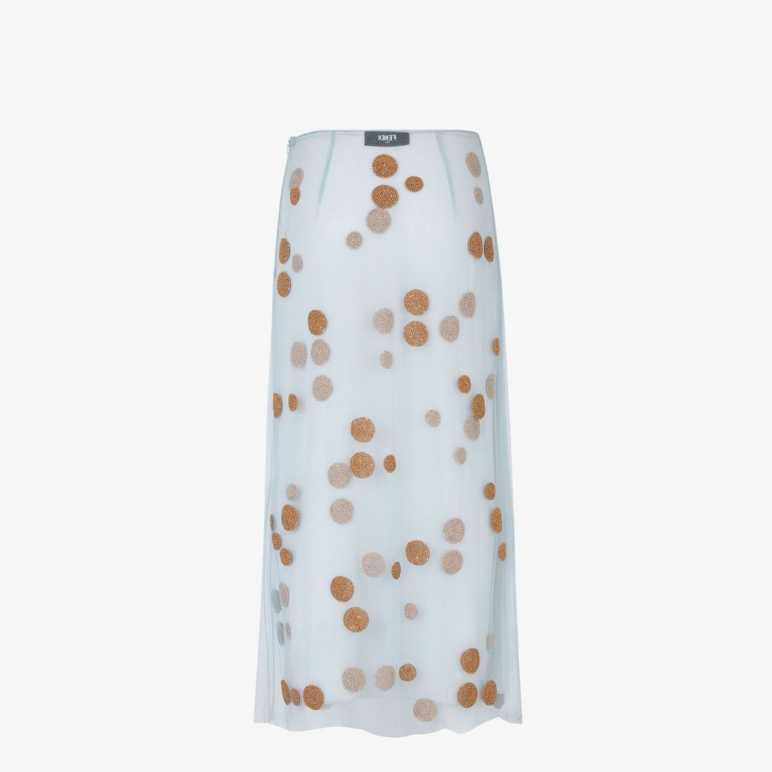 Fendi o1s1wg110925 Skirt in Light Blue Size 26" / US 2 / IT 38 - 2 Thumbnail
