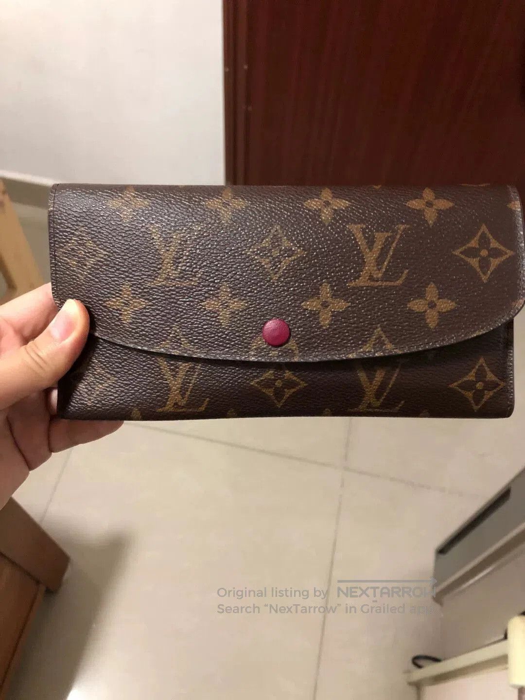 Authentic LV Women's Wallet in Brown.
