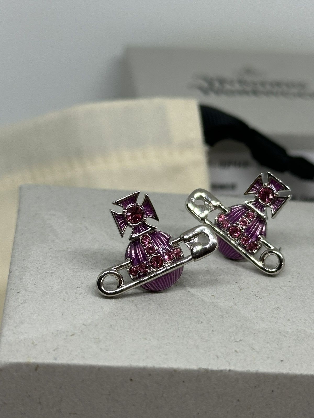 Vivienne Westwood Vivienne Westwood Kitty Earrings Size ONE SIZE - 2 Thumbnail