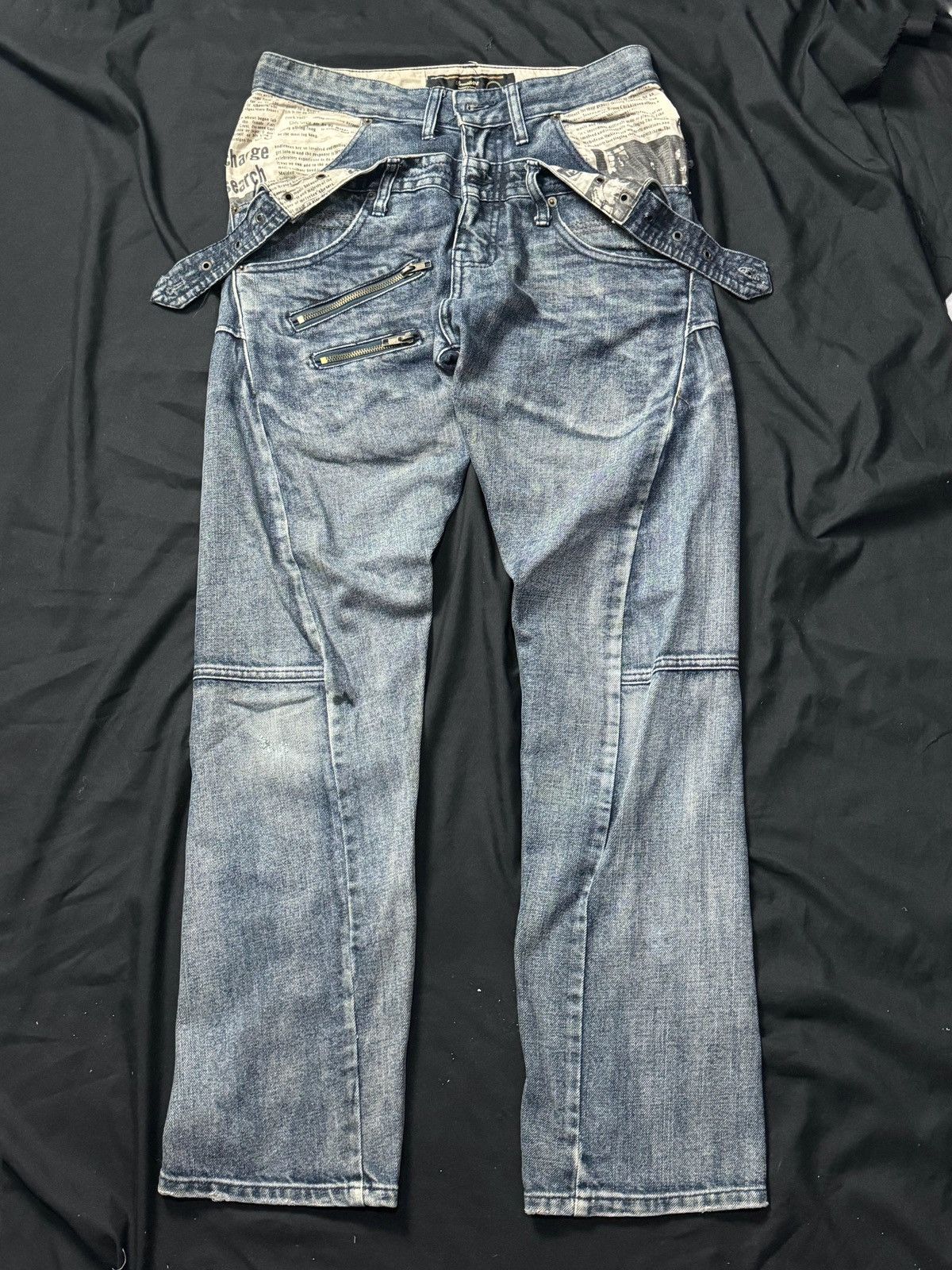 Hysteric Glamour × Japanese Brand × PPFM Double Waist Breathmint Japanese Denim Size US 30 / EU 46 - 1 Thumbnail