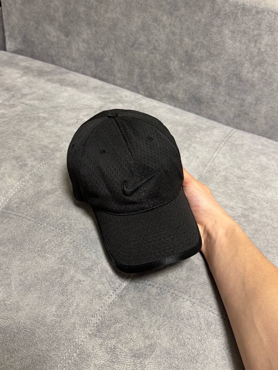 Nike Vintage Nike swoosh black Y2K retro cap hat Size ONE SIZE - 4 Thumbnail