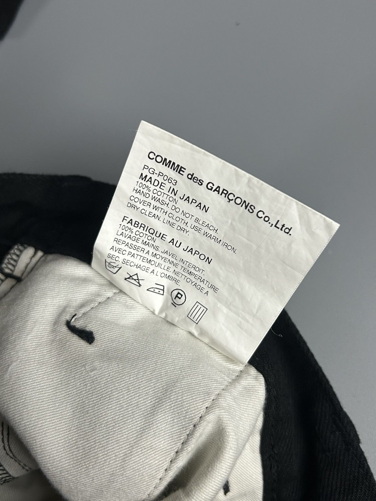 Comme des Garcons Homme Plus Comme des Garcon Homme Plus Cut-Out Pants Size US 33 - 6 Thumbnail