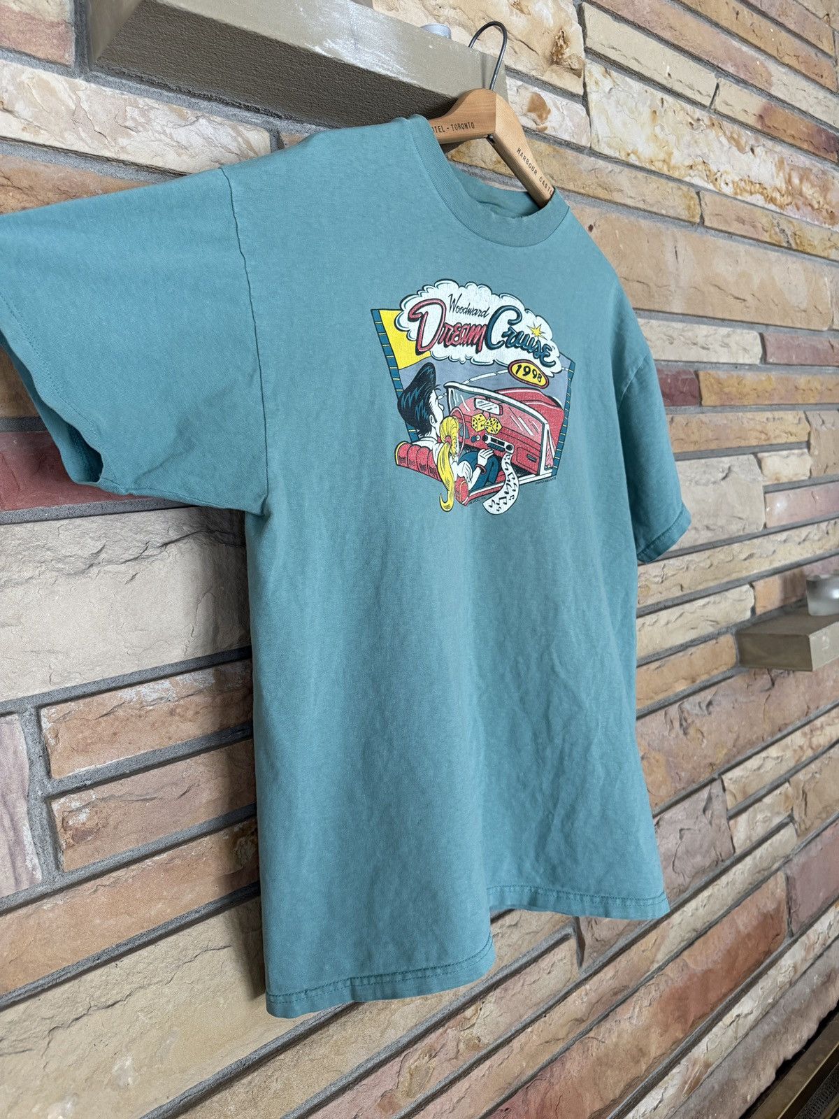 Vintage Vintage 90s Woodward Dream Cruise Faded Graphic Tee Size US XL / EU 56 / 4 - 5 Thumbnail