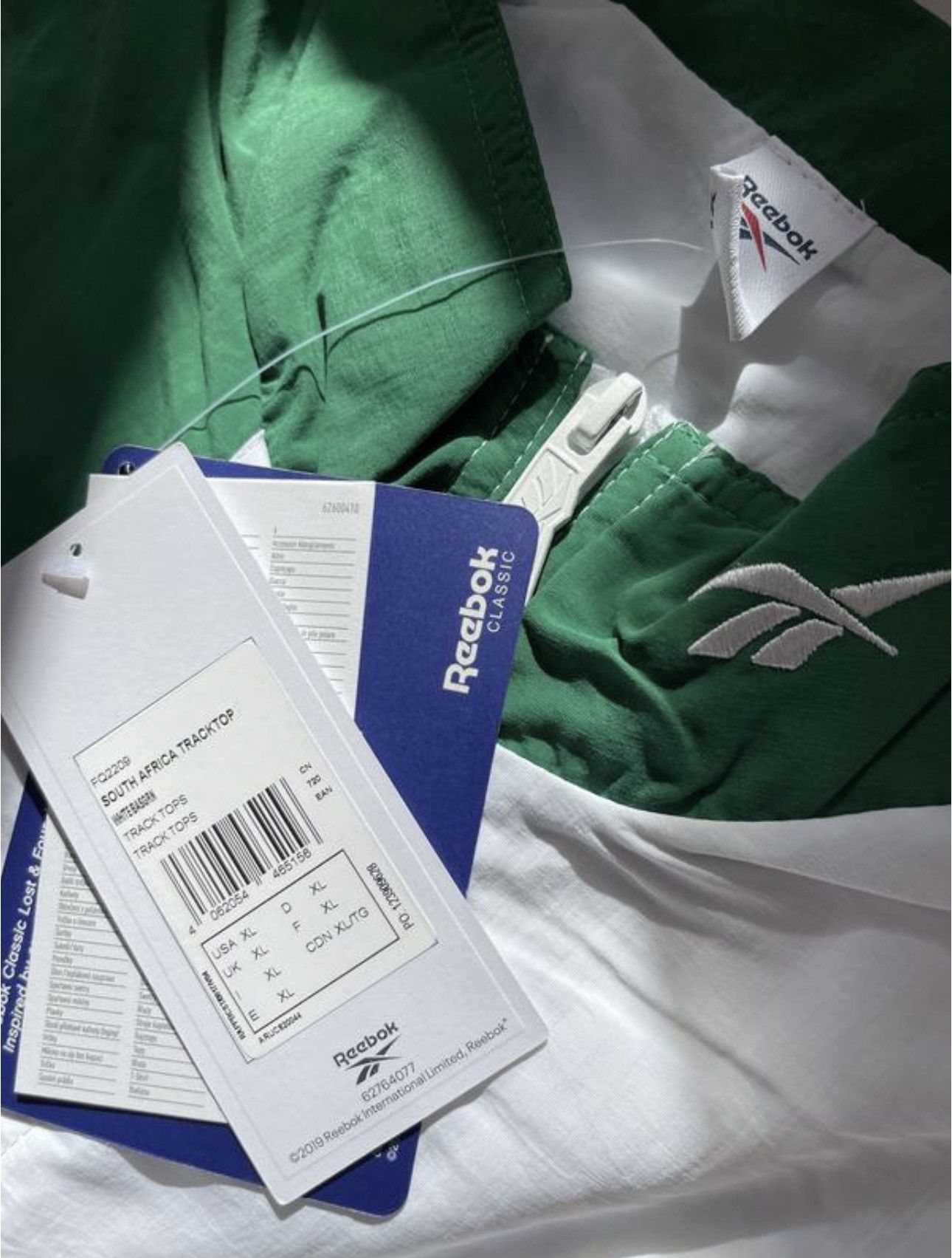 Vintage Vintage South Africa Reebok track jacket size : S, M, XL Size US XL / EU 56 / 4 - 8 Thumbnail
