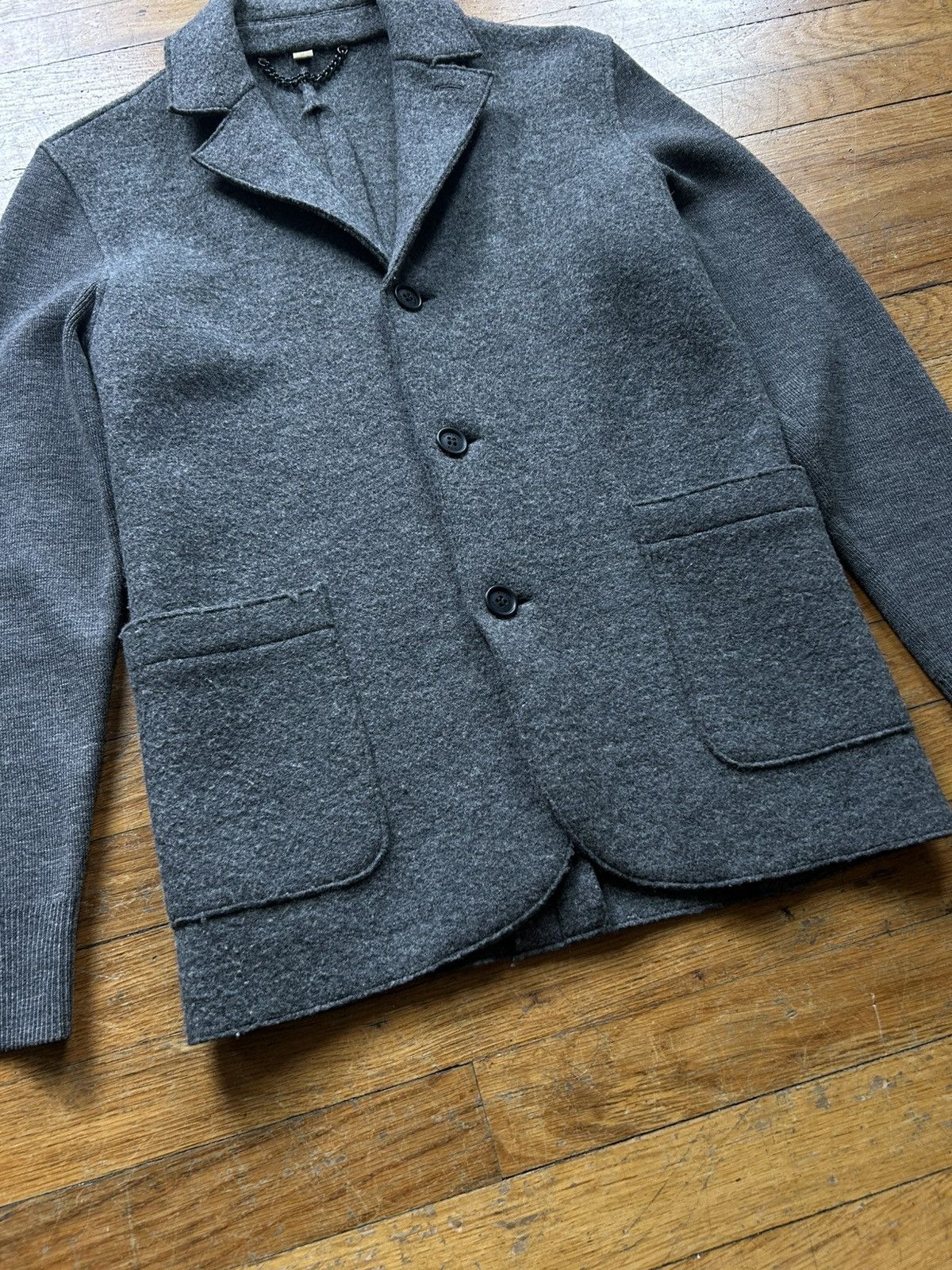Burberry Burberry Knit Blazer Size US S / EU 44-46 / 1 - 5 Thumbnail