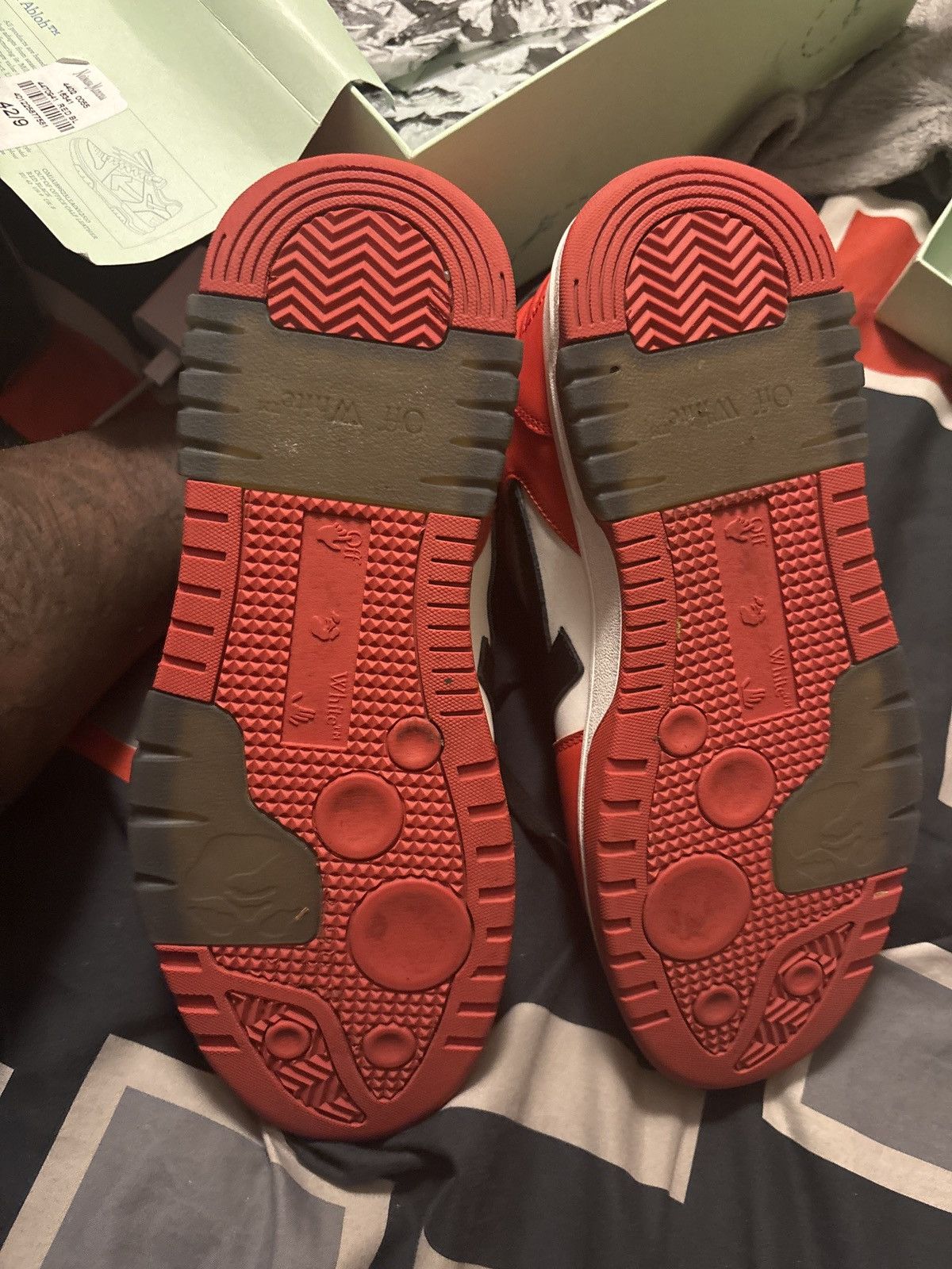 Off-White Black and red off whites Size US 9 / EU 42 - 5 Thumbnail