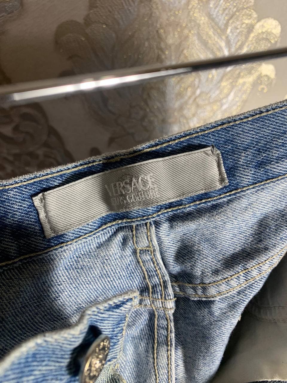 Versace Jeans Couture VERY RARE VERSACE JEANS COUTURE DENIM ITALIAN DESIGNER 90s Size US 36 / EU 52 - 9 Thumbnail